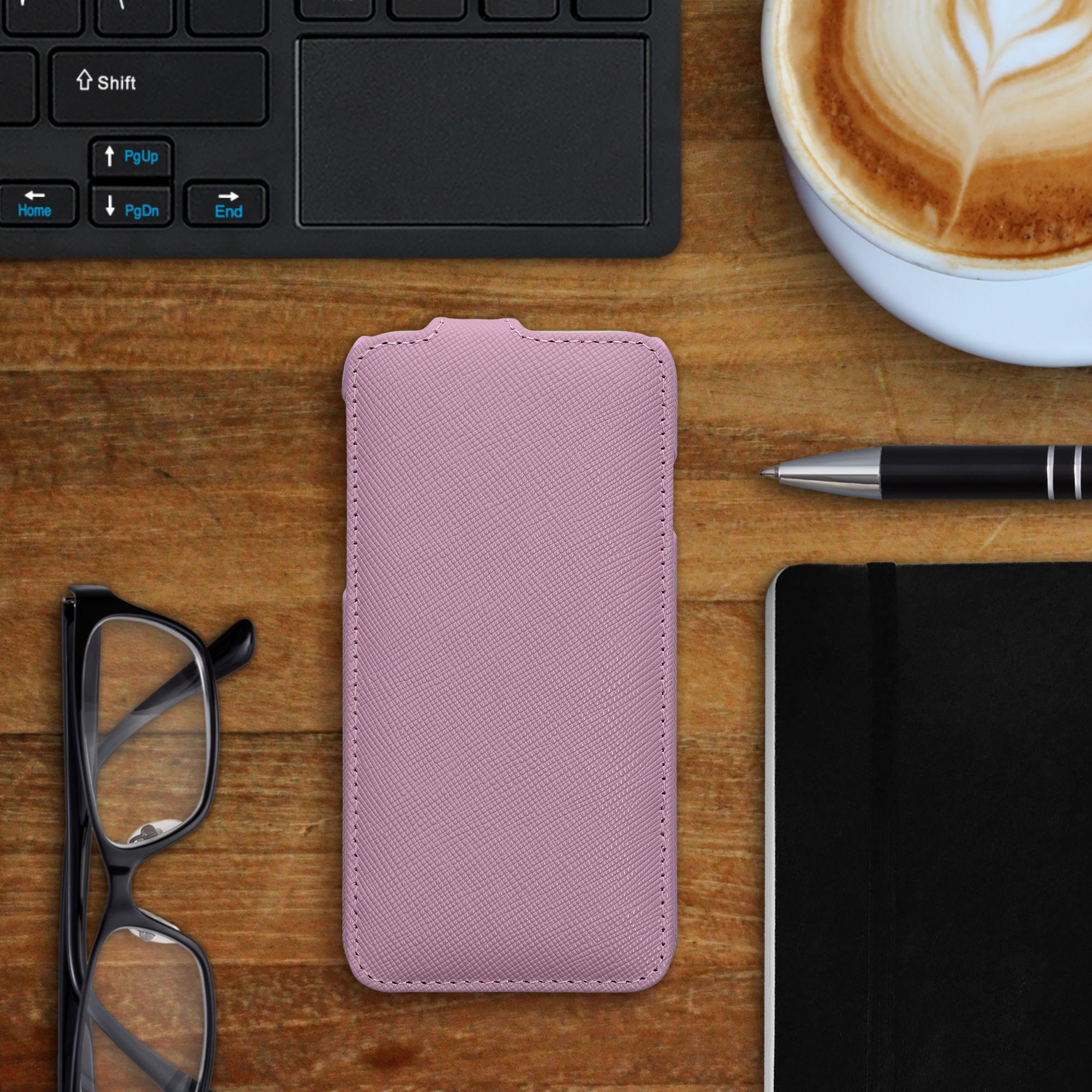 Flipové pouzdro kalibri pro iPhone SE 2022/2020/8/7 - mauve