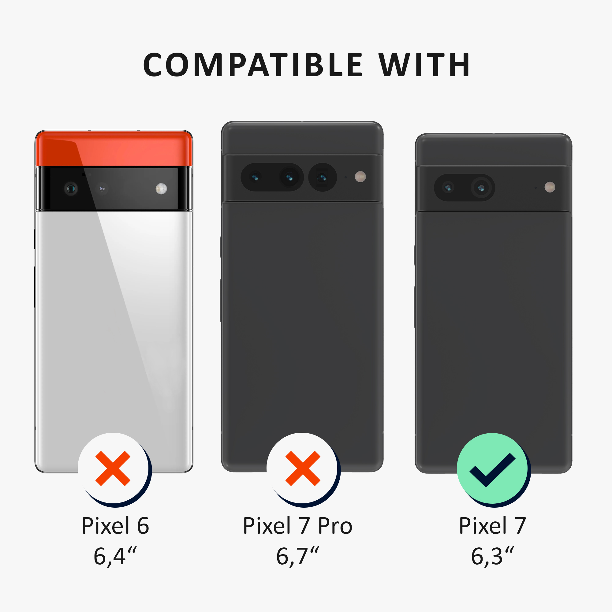 Silikonový kryt kwmobile pro Google Pixel 7 - transparent