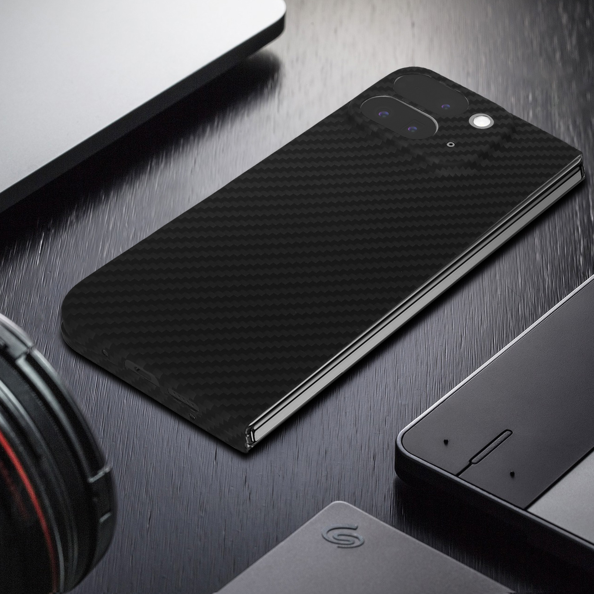 Kryt na mobil kalibri TPU Silicone Case pro Google Pixel 9 Pro / Google Pixel 9 - černá