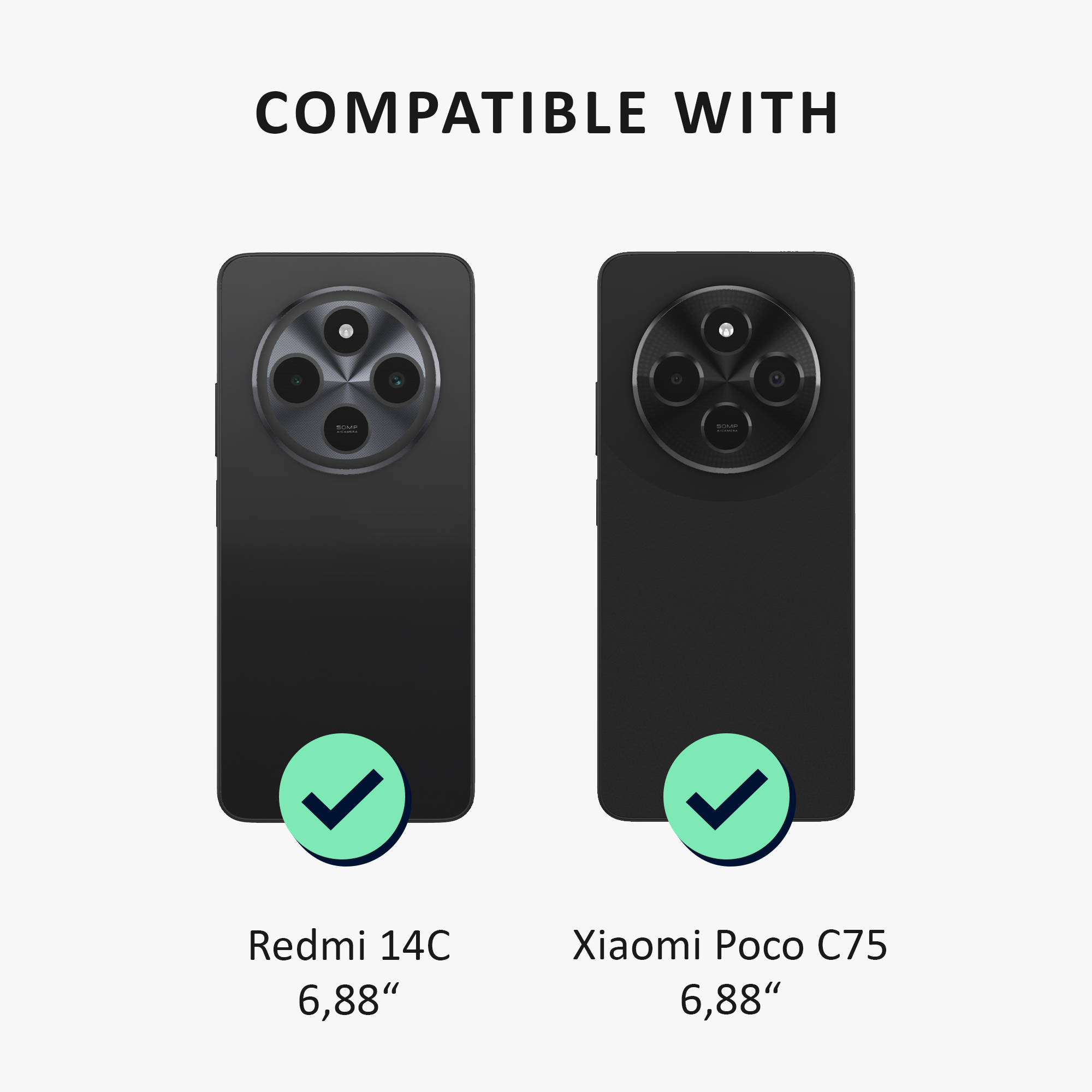 Ochranné sklo Xiaomi Redmi 14C tvrzené kalibri sada 2 ks