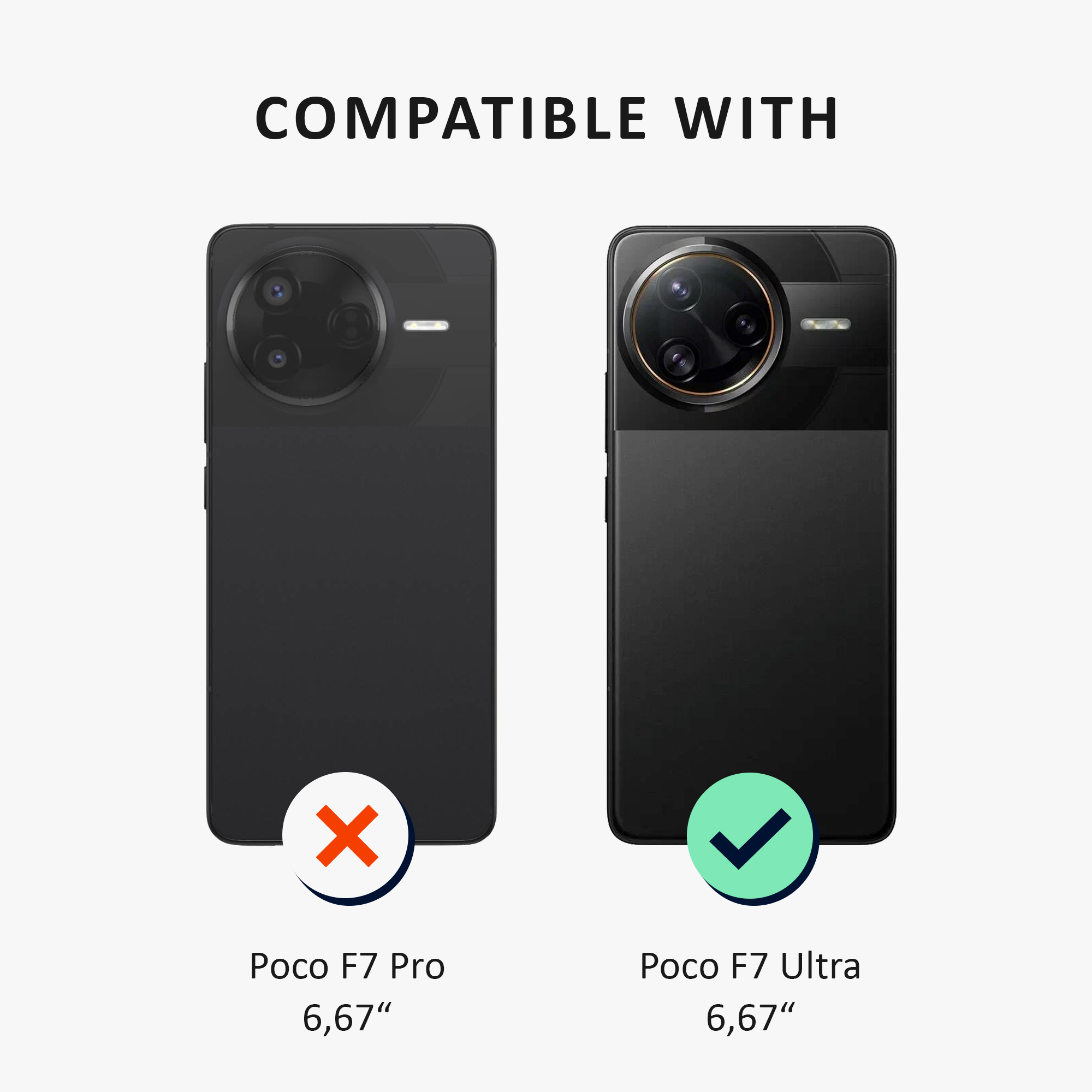 Ochranné sklo Xiaomi Poco F7 Ultra tvrzené kalibri sada 2 ks