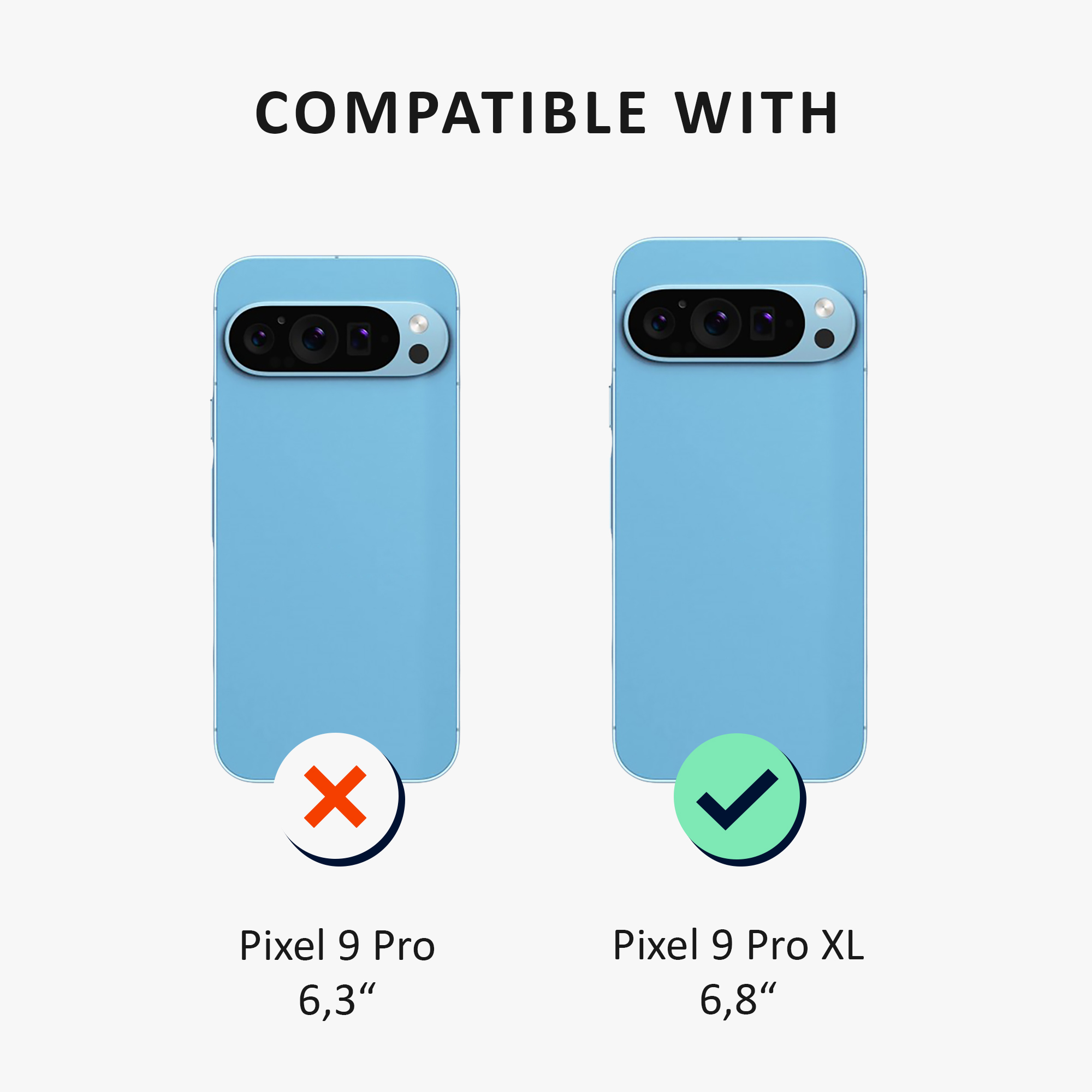 Aramidový kryt kalibri pro Google Pixel 9 Pro XL - černá