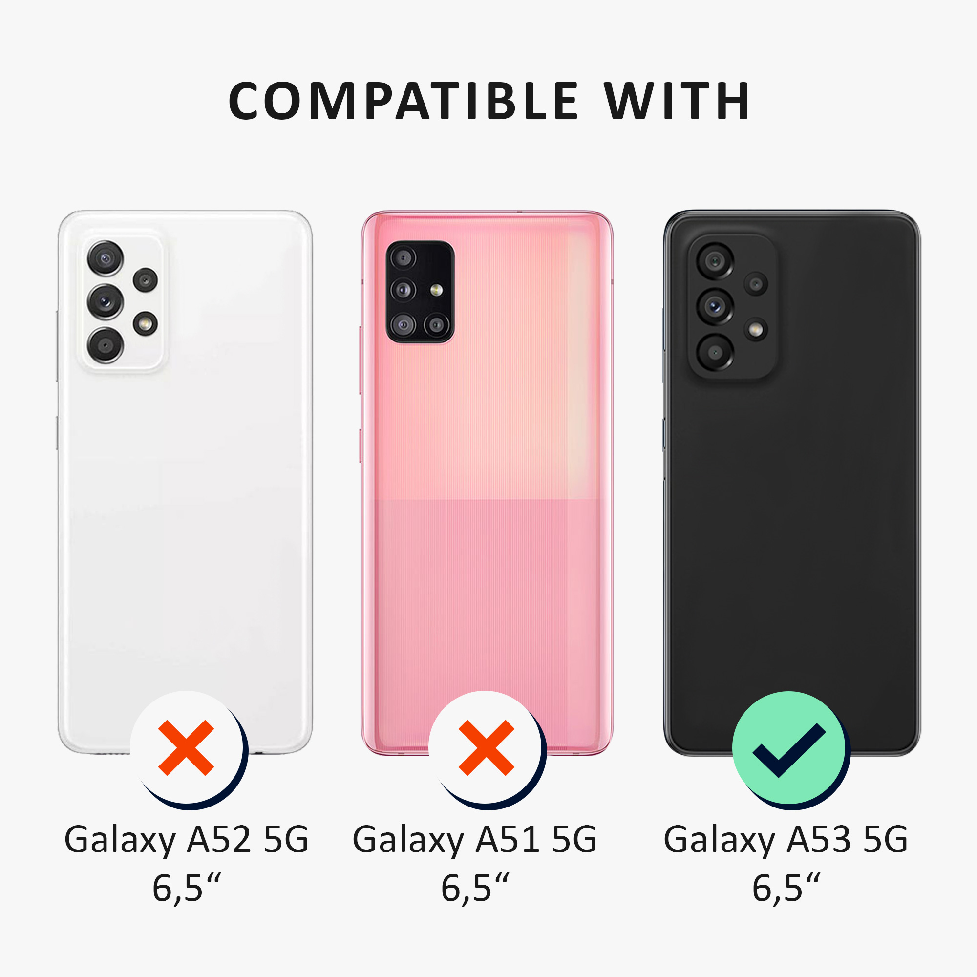 Pouzdro pro Samsung Galaxy A53 5G kalibri - transparentní