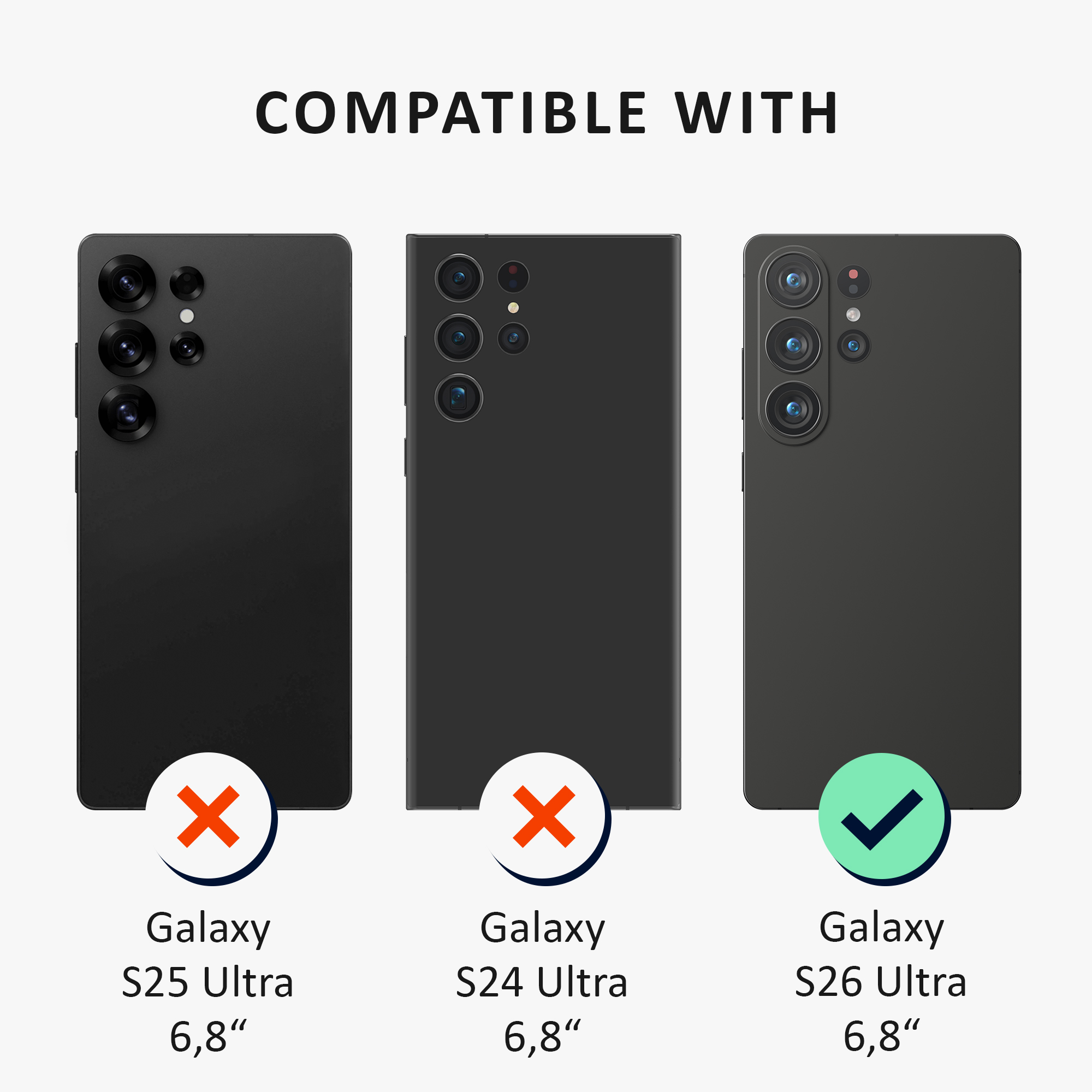 Ultra tenké pouzdro na telefon pro Samsung Galaxy S26 Ultra kalibri MagSafe aramidové - matná černá