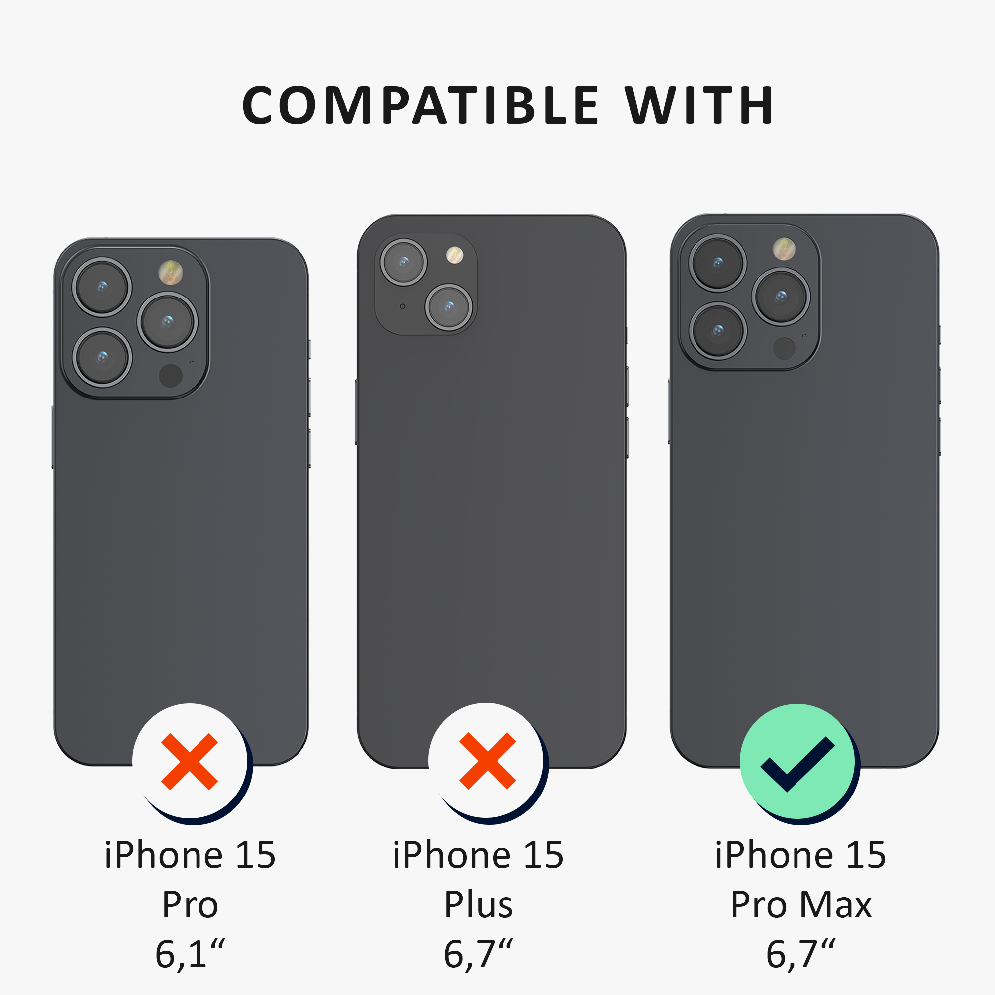 Ochranná fólie kalibri pro iPhone 15 Pro Max - transparentní