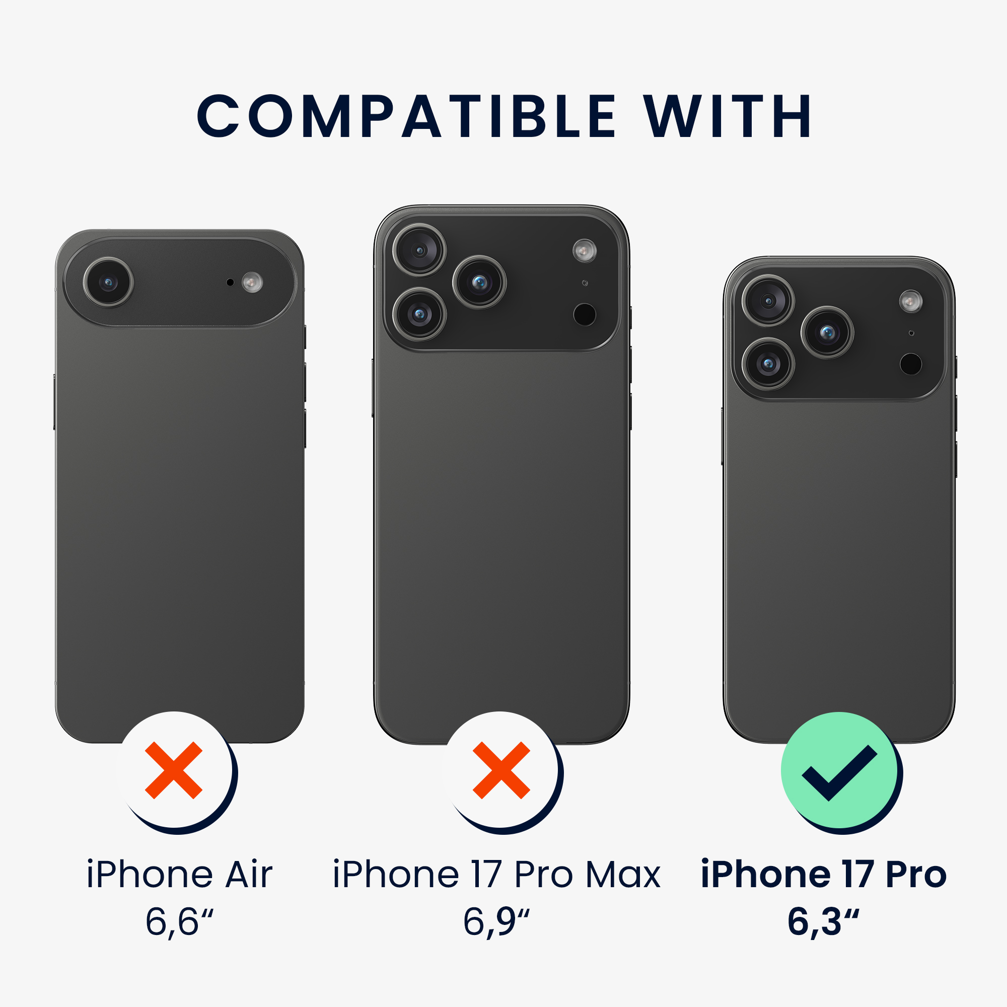 Ochranné sklo Kalibri pro iPhone 17 Pro - transparentní