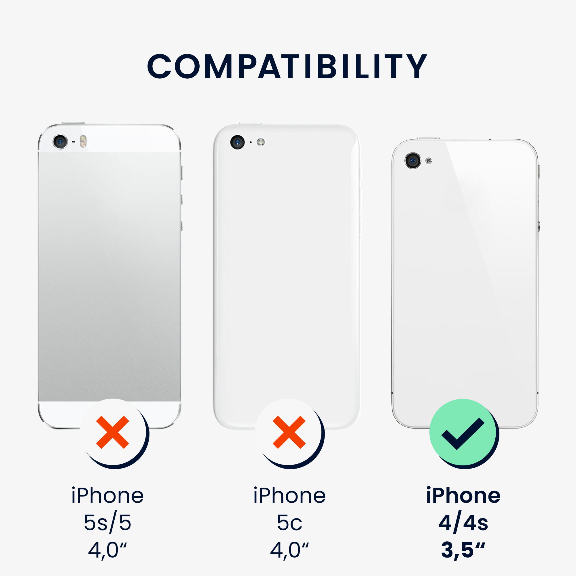 Silikonový kryt kwmobile pro Apple iPhone 4 / 4S - černá
