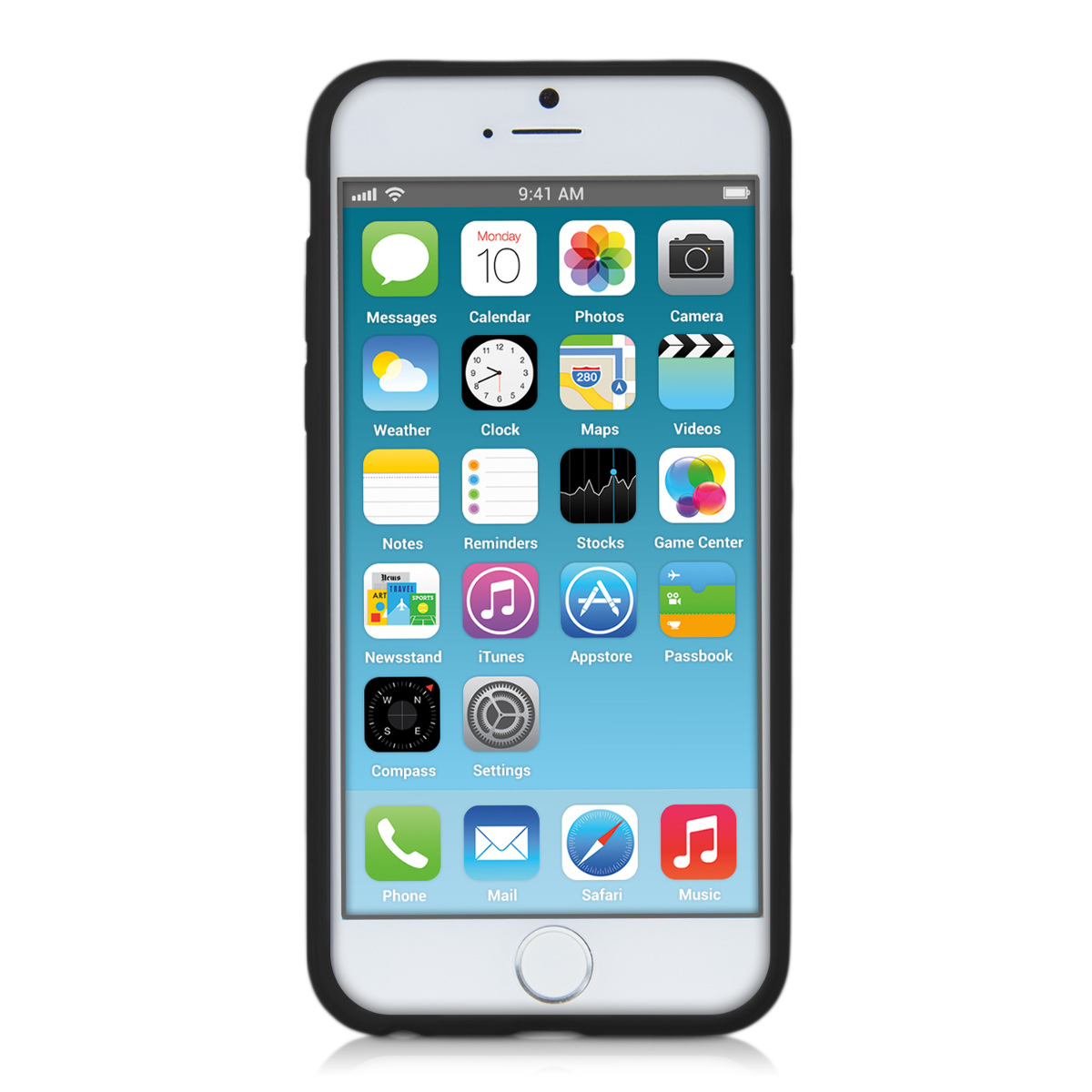 Silikonový kryt kwmobile pro Apple iPhone 6 / 6S - černá