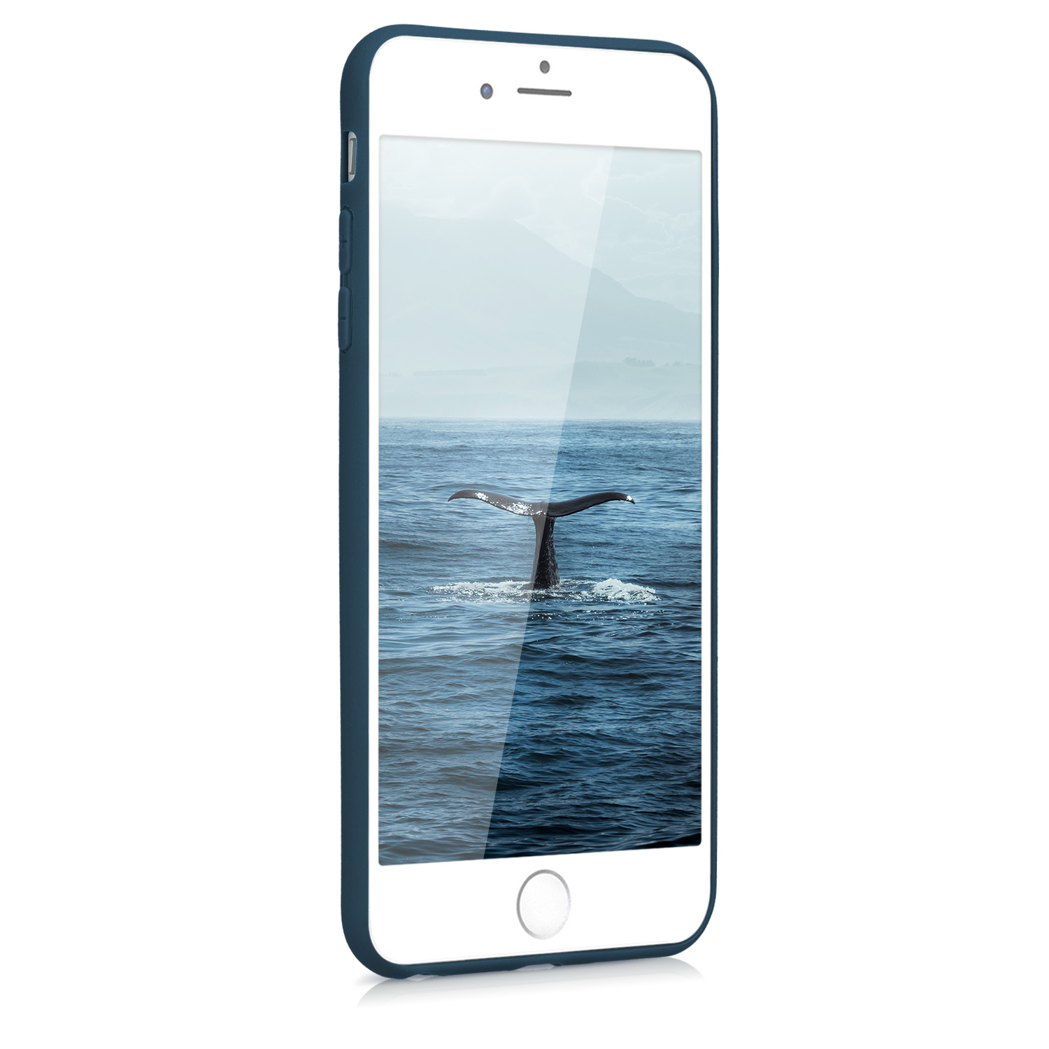 Silikonový kryt kwmobile pro Apple iPhone 6 Plus / 6S Plus - modrá, tmavě modrá