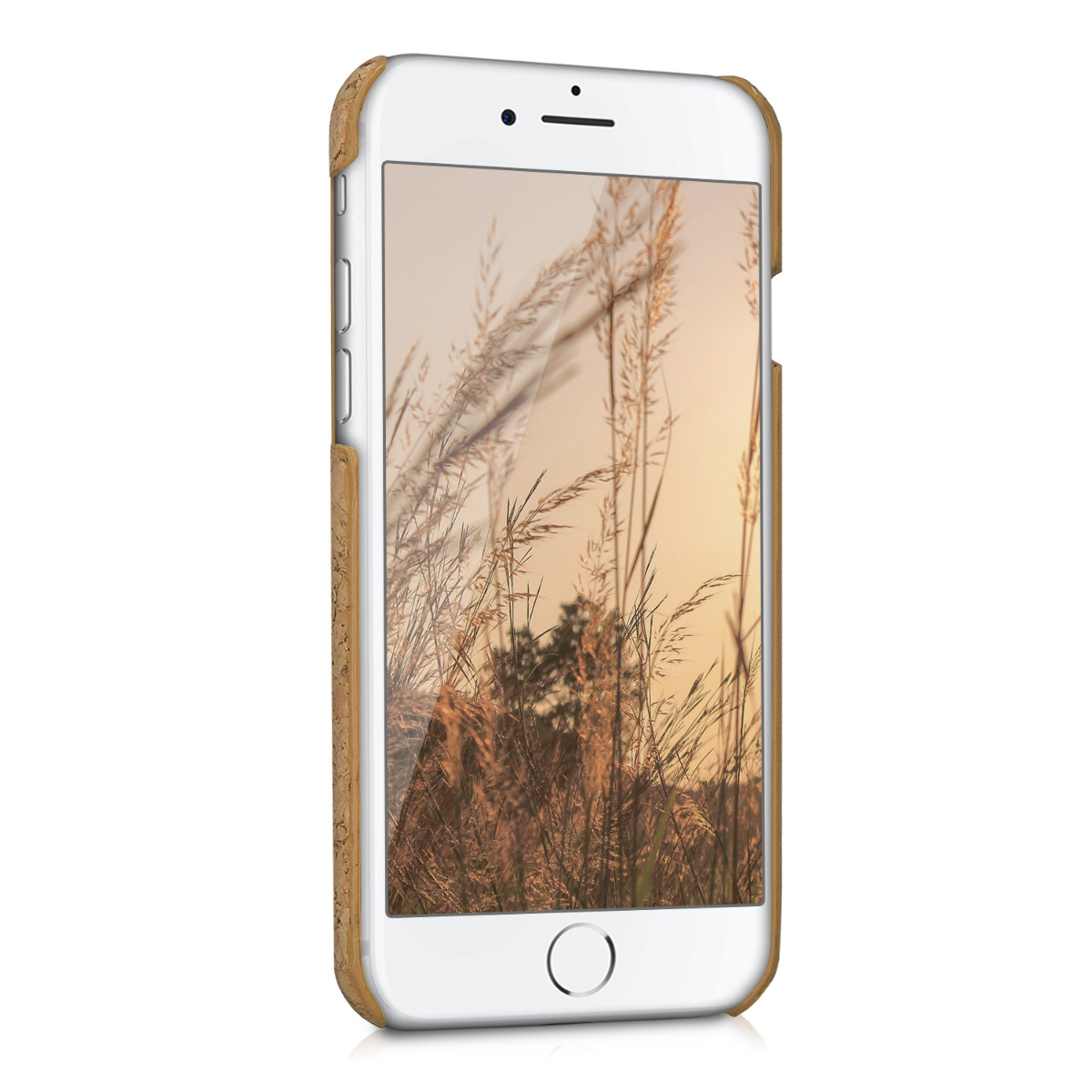 Pouzdro pro Apple iPhone SE (2022) / iPhone SE (2020) / iPhone 8 / iPhone 7 kwmobile korkové - světle hnědá