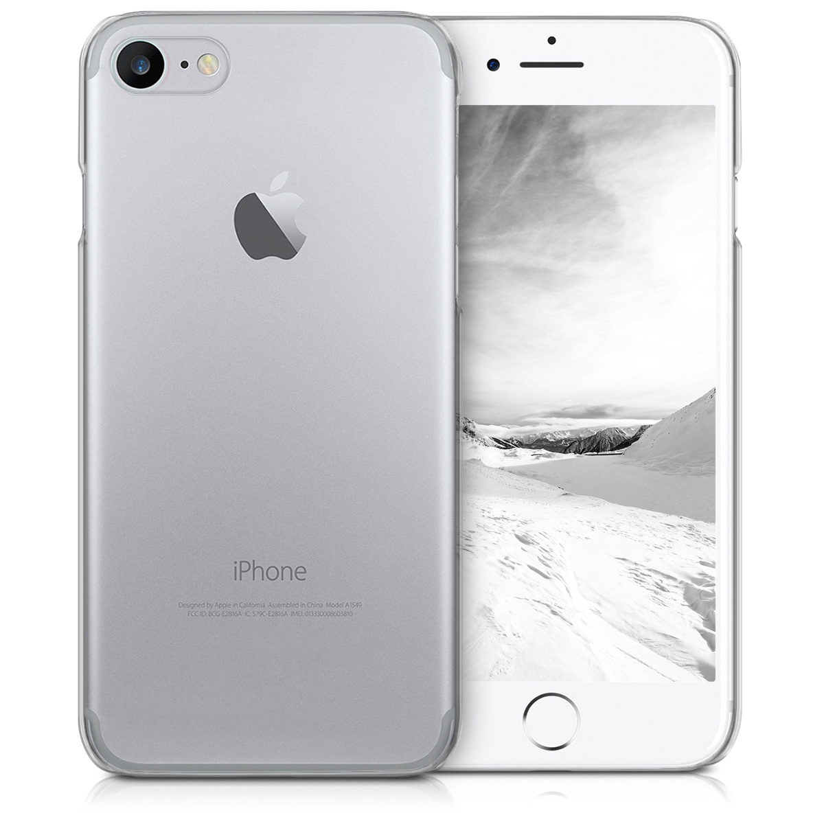 Transparentní TPU kryt kwmobile pro iPhone SE 2022/2020/8/7 - transparentní