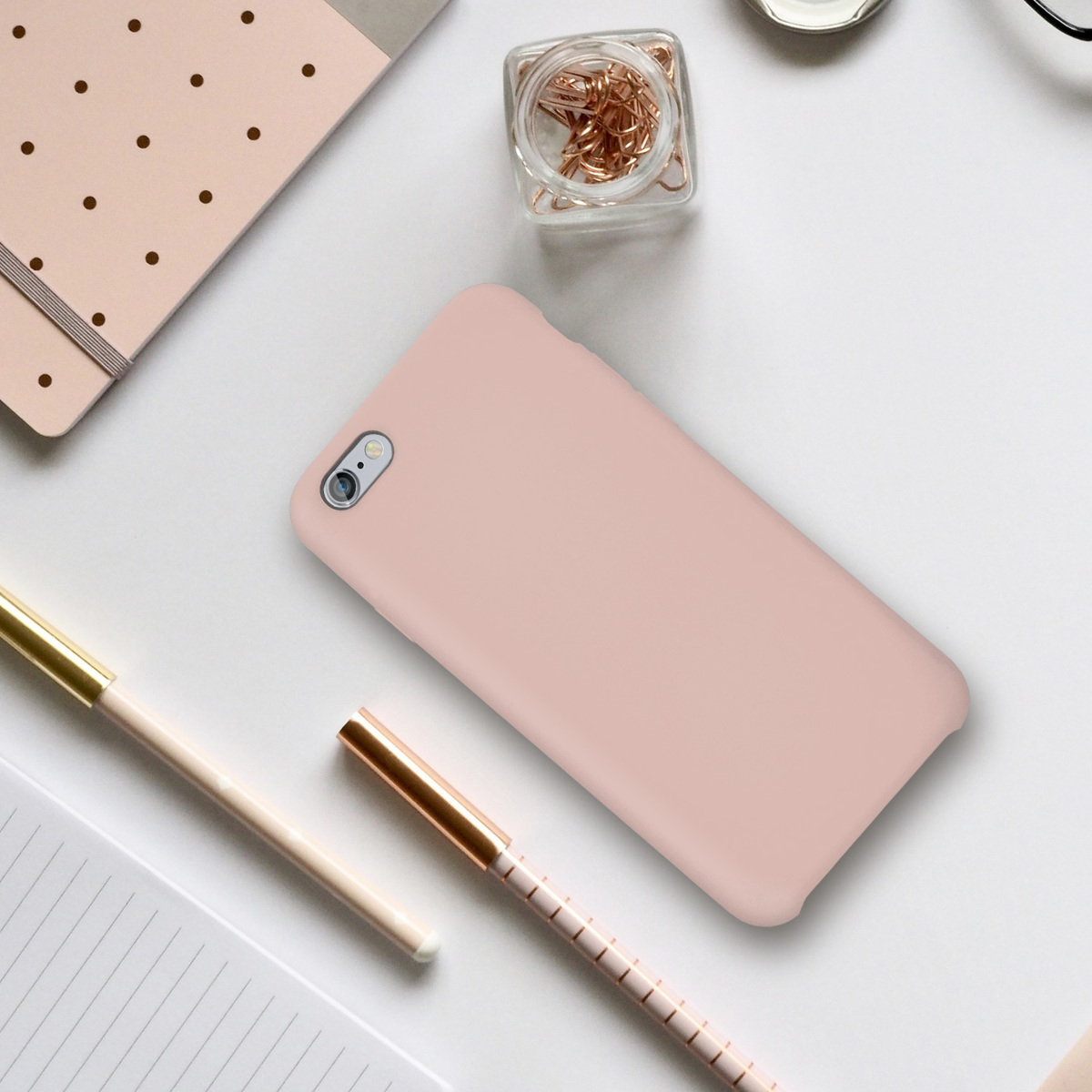 Silikonový kryt kwmobile pro Apple iPhone 6 / 6S - růžová