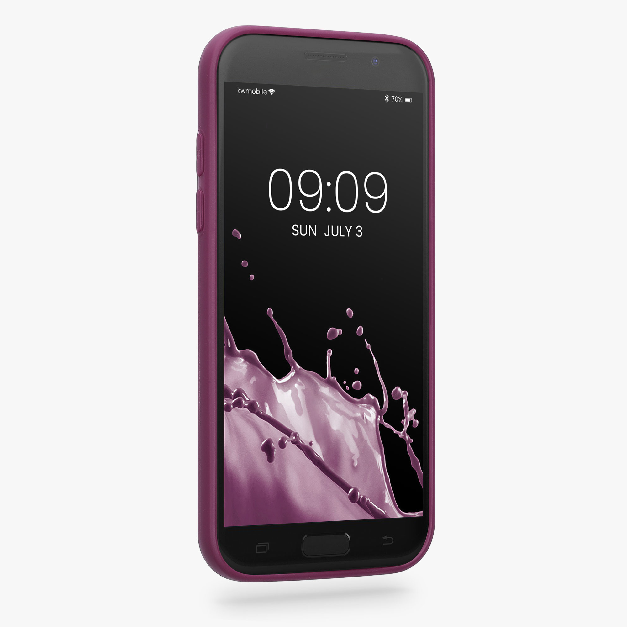 Kryt na mobil Samsung Galaxy A5 (2017) kwmobile TPU Bordeaux fialová