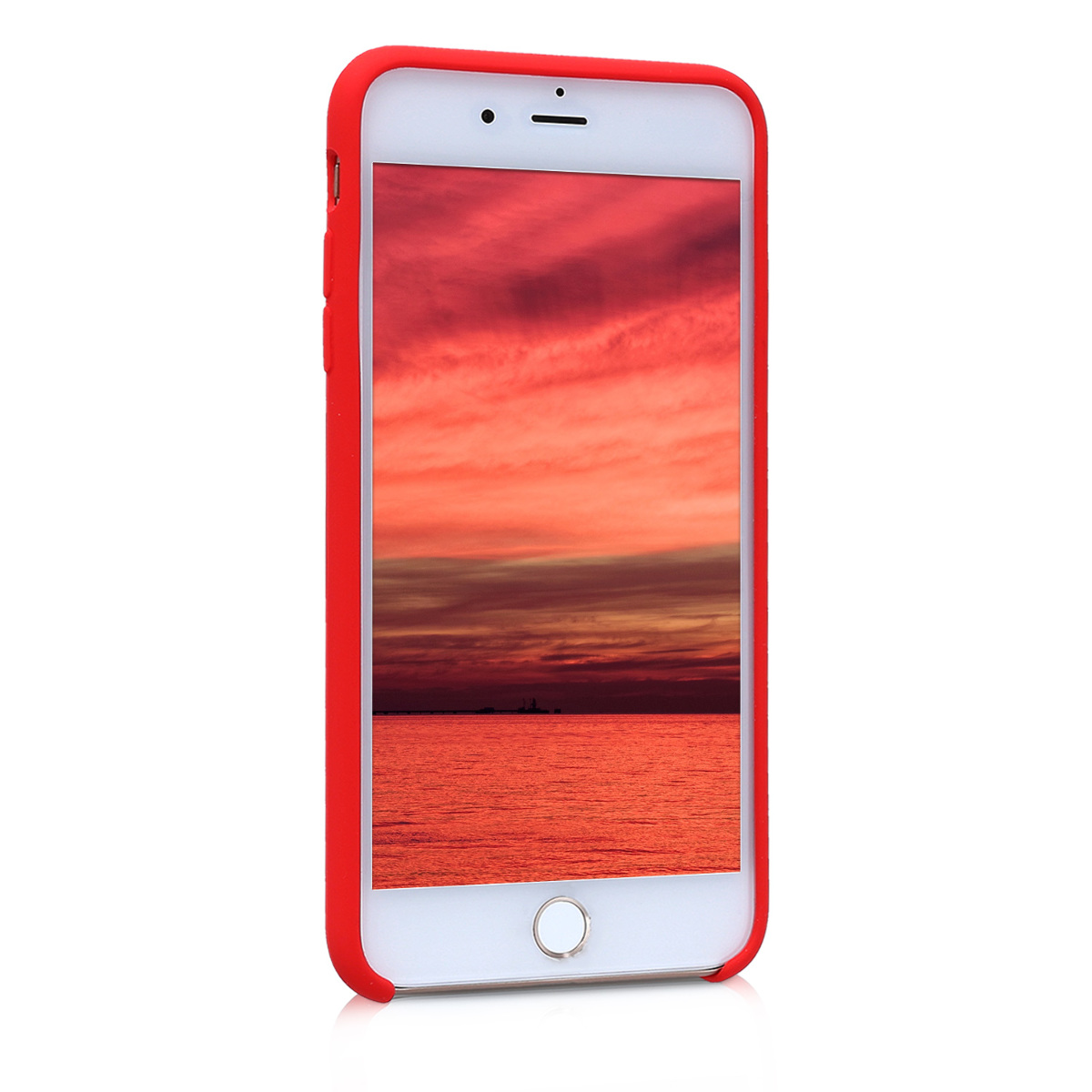 Silikonový kryt kwmobile pro Apple iPhone 7 Plus / iPhone 8 Plus - červená