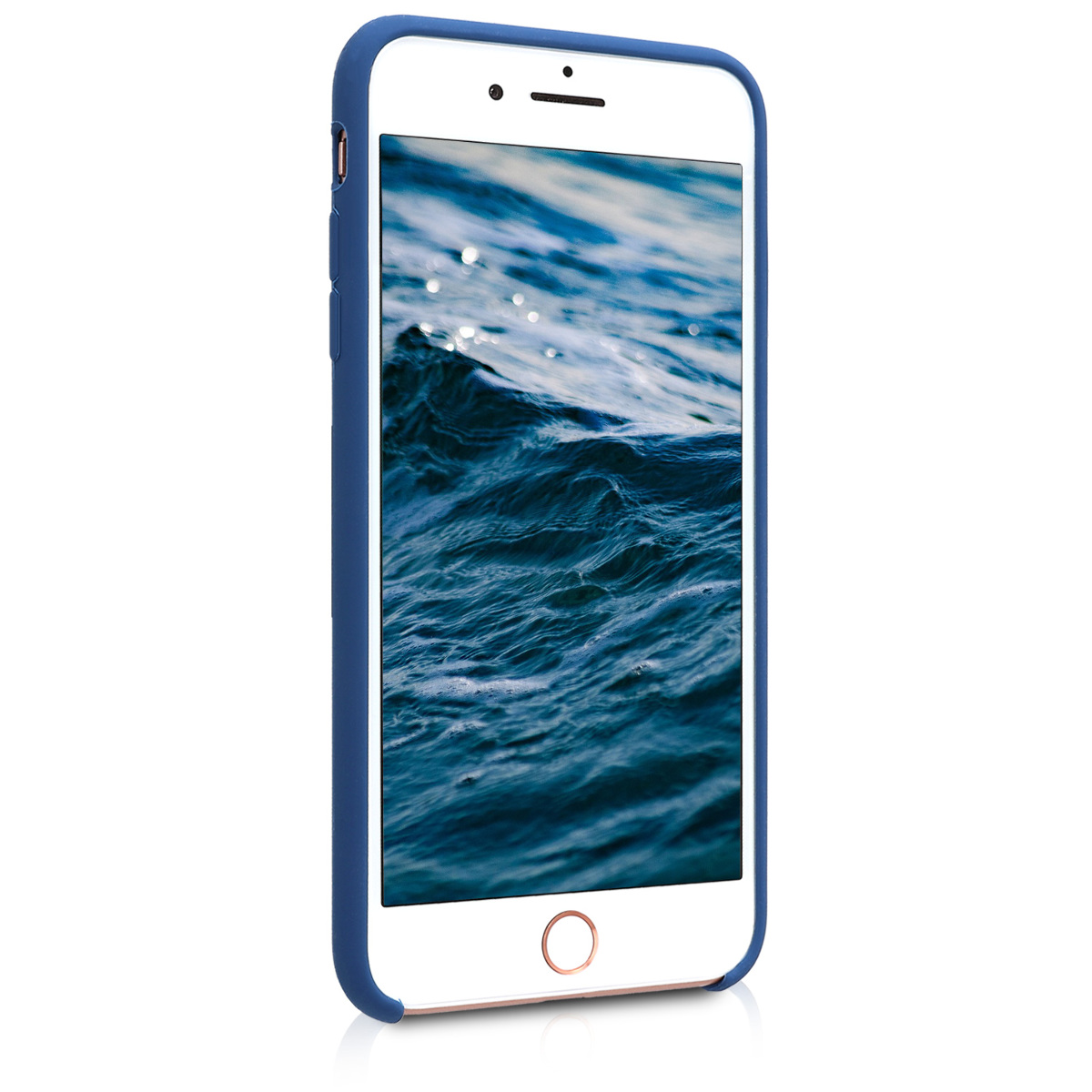 Silikonový kryt kwmobile pro Apple iPhone 7 Plus / iPhone 8 Plus - modrá, tmavě modrá