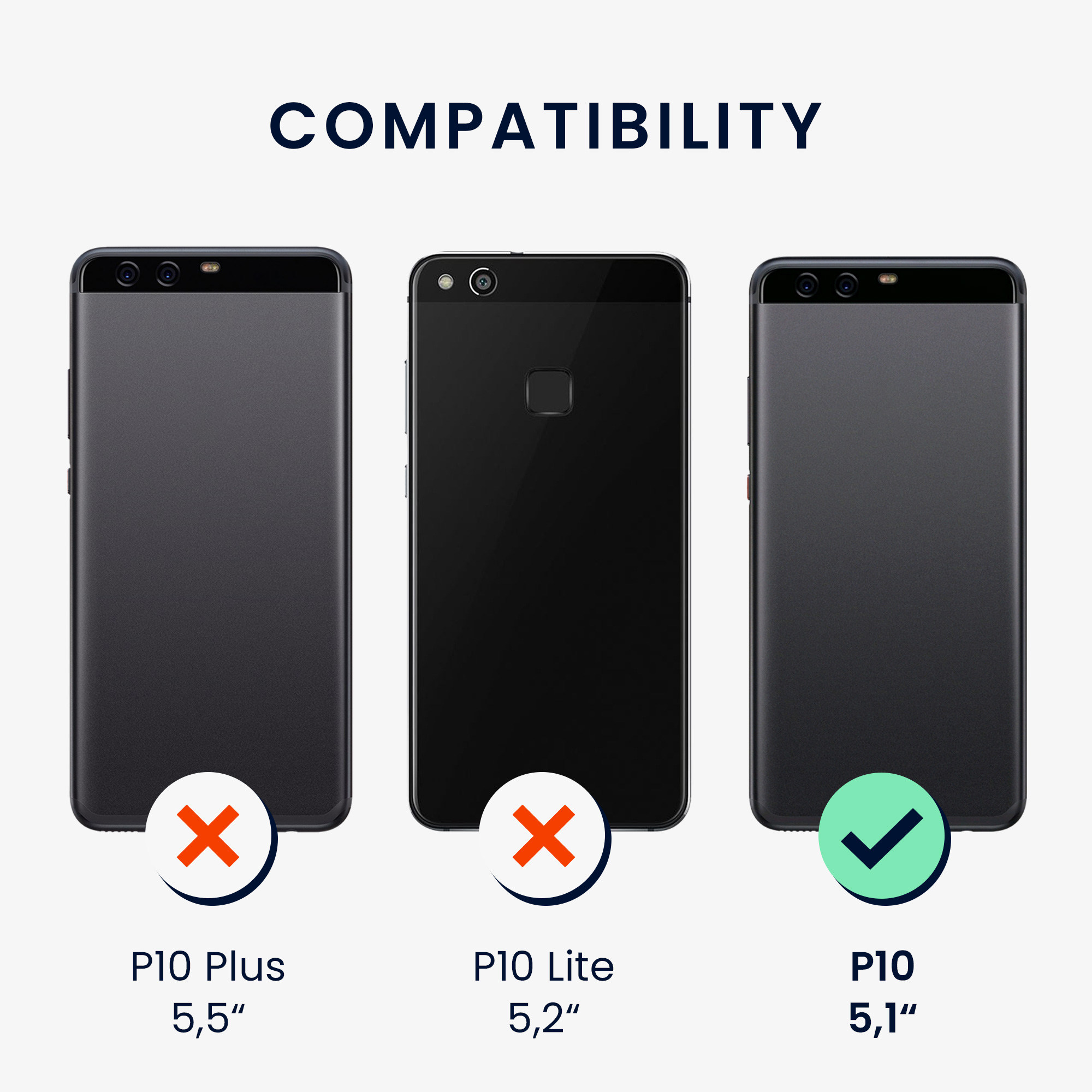 Kryt kwmobile pro Huawei P10, metalicky petrolejová