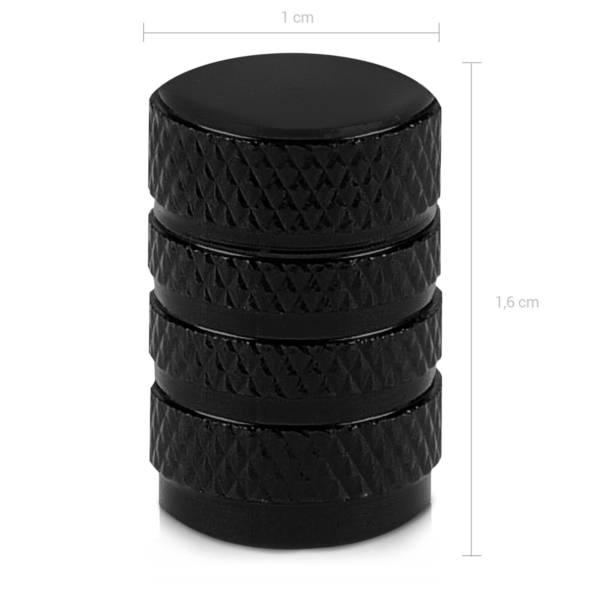 Kovové čepičky ventilků kwmobile pro auto, kolo a motocykl - set of 5 tire stem car wheel dustproof cap