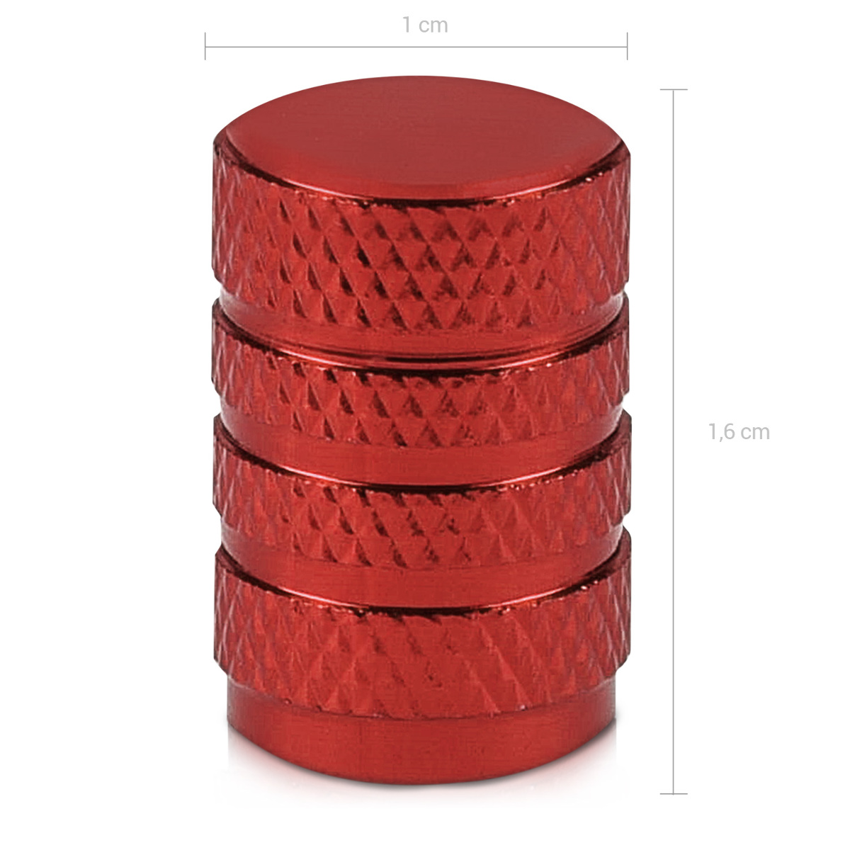 Kovové čepičky ventilků kwmobile pro auto, kolo a motocykl - set of 5 tire stem car wheel dustproof cap
