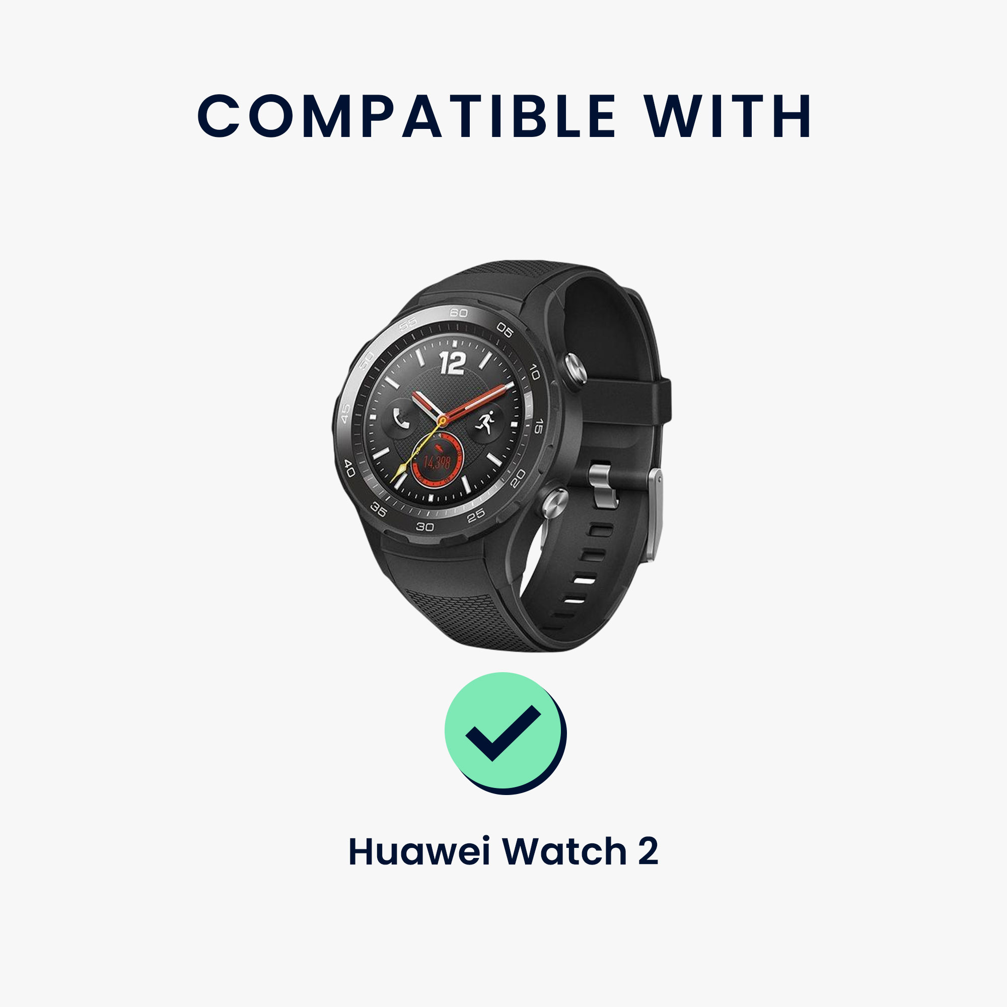 Nabíjecí kabel kwmobile pro Huawei Watch 2 - černá