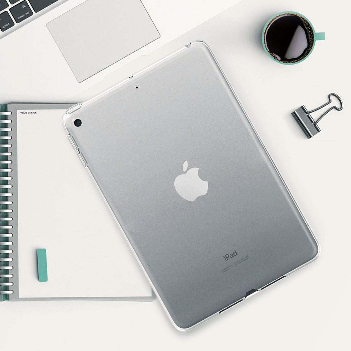 Pouzdro na tablet kwmobile iPad Mini 5 (2019) Case - čirá