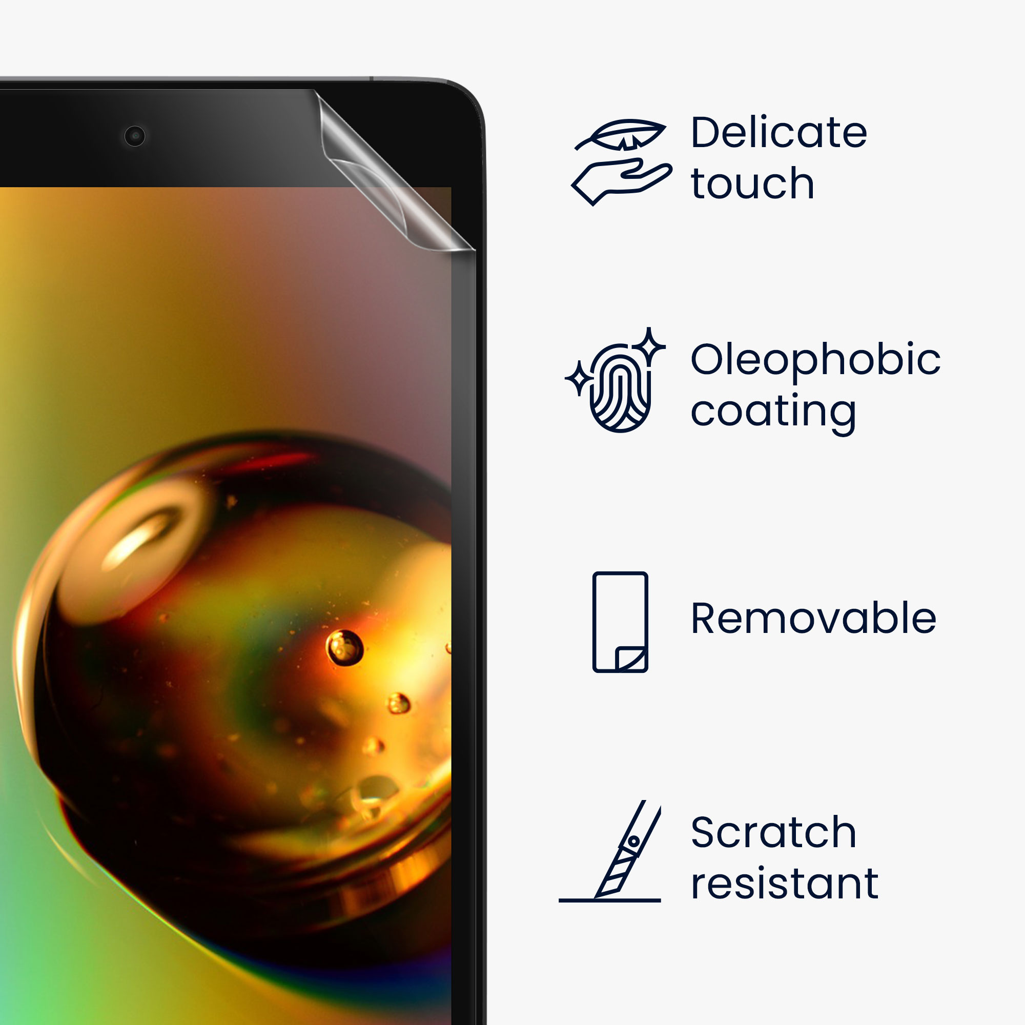 Ochranná fólie kwmobile iPad Mini 5 (2019) - 2 ks, matná