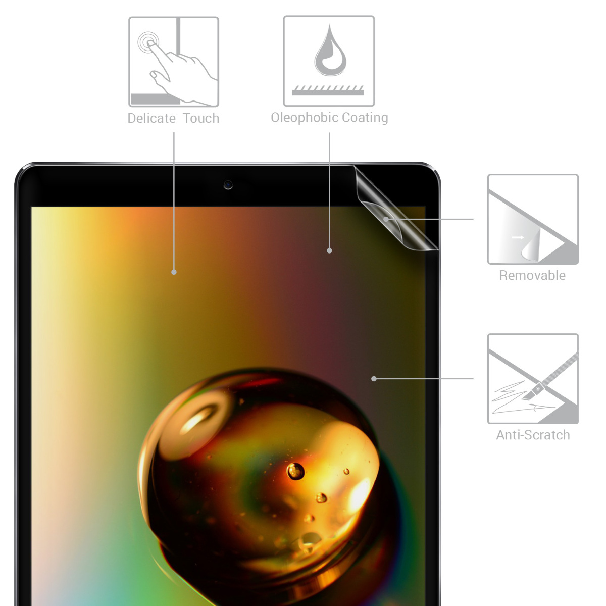 Ochranná fólie kwmobile iPad Pro 10,5″ - 2 ks, matná