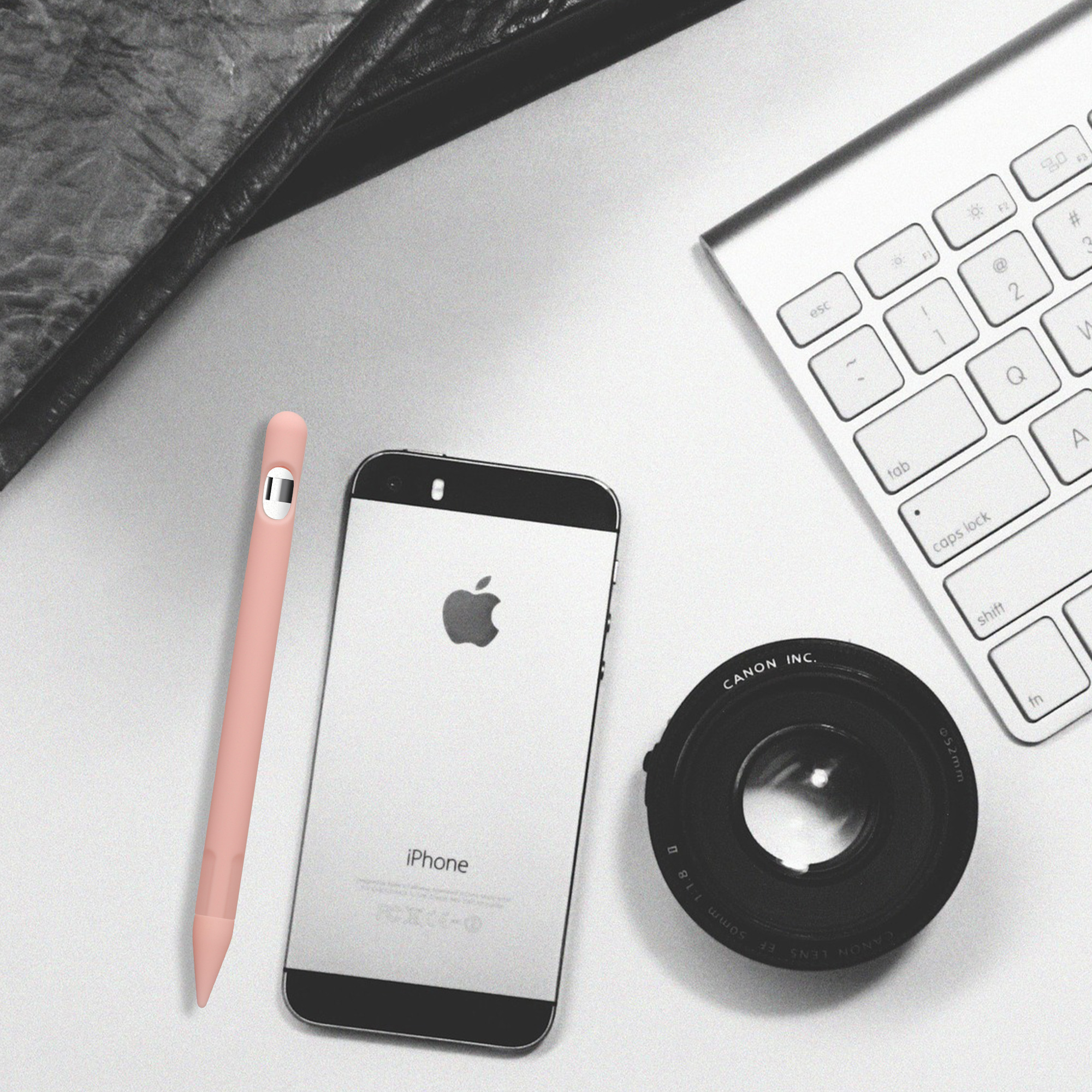 Pouzdro pro Apple Pencil (1. Gen) kwmobile - starorůžová