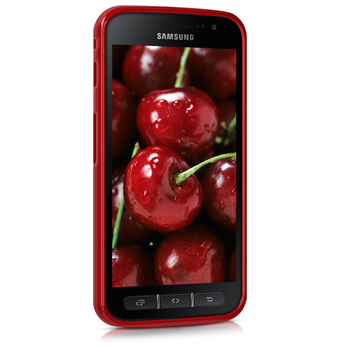 Pouzdro pro Samsung Galaxy Xcover 4 / 4S kwmobile TPU - červená matný