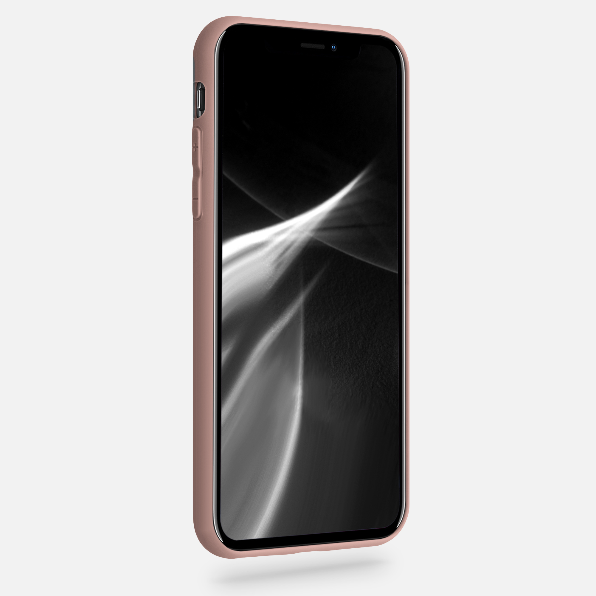 Silikonový kryt na mobil kwmobile pro Apple iPhone X - růžová Winter Rose