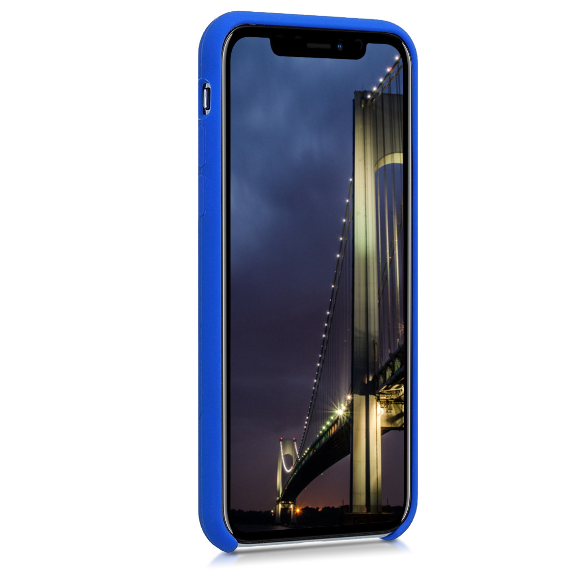 Silikonový kryt na mobil kwmobile pro Apple iPhone X - baltská modrá