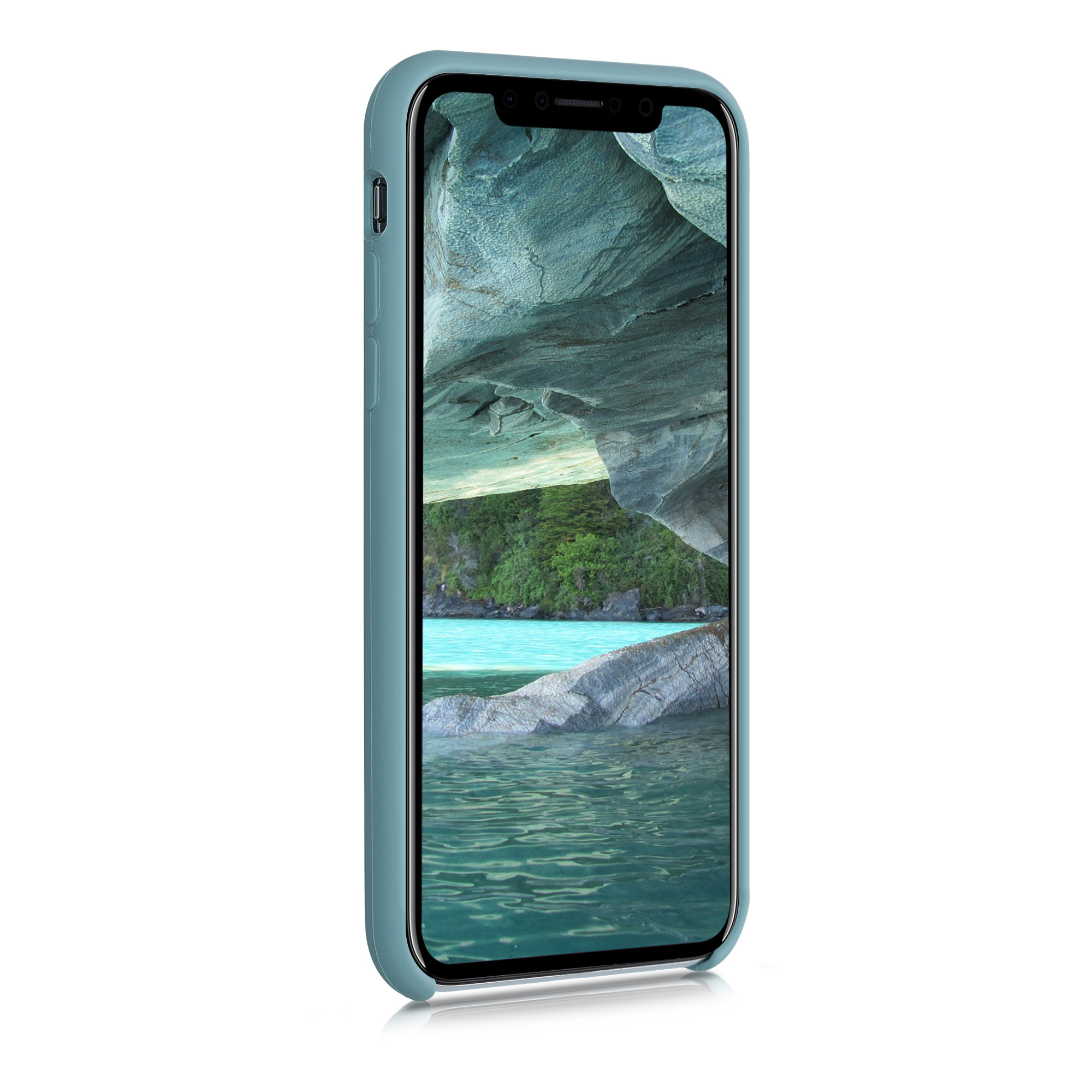 Silikonový kryt na mobil kwmobile pro Apple iPhone X - béžová Antique Stone