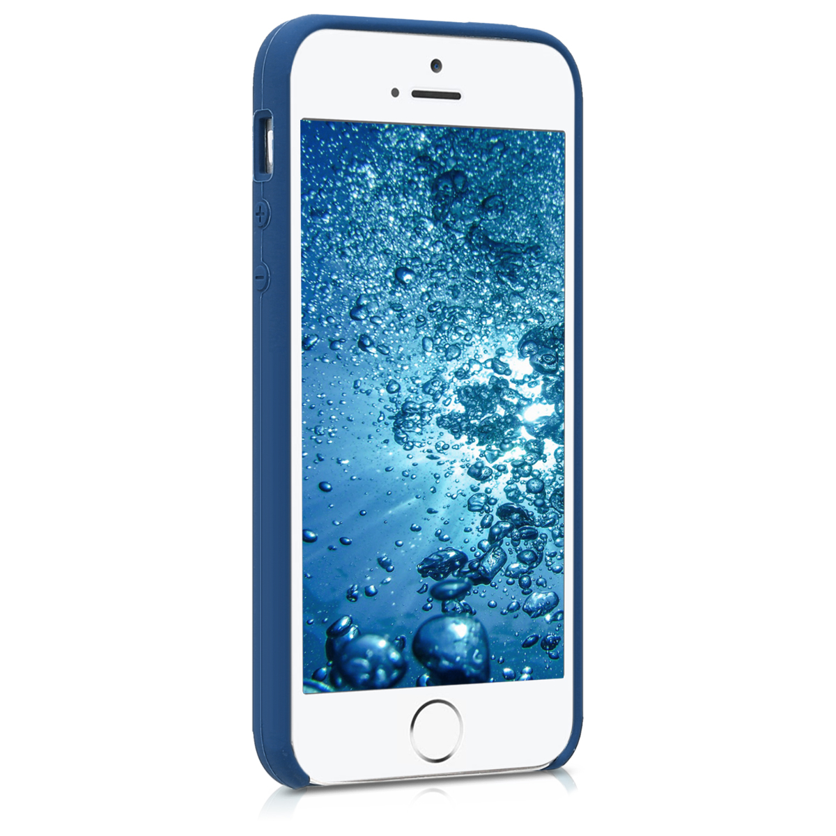 Silikonový TPU kryt kwmobile pro iPhone SE (1. generace 2016) / iPhone 5 / iPhone 5S - tmavě modrá