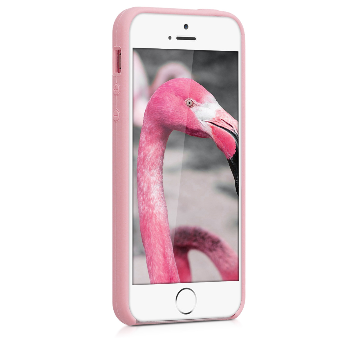 Silikonový TPU kryt kwmobile pro iPhone SE (1. generace 2016) / iPhone 5 / iPhone 5S - vintage růžová