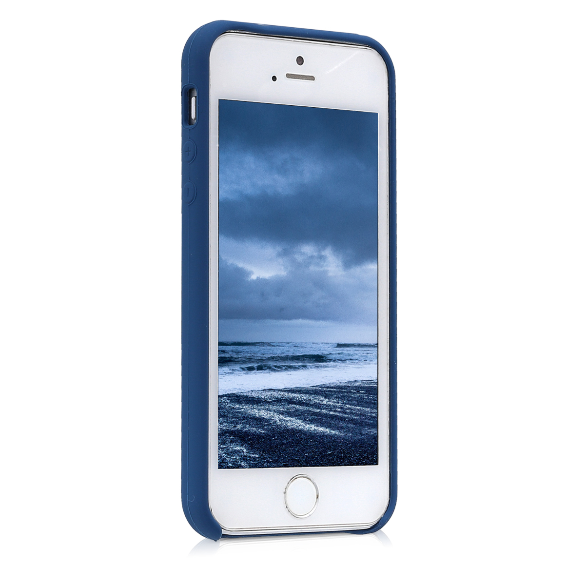 Silikonový TPU kryt kwmobile pro iPhone SE (1. generace 2016) / iPhone 5 / iPhone 5S - tmavě modrá