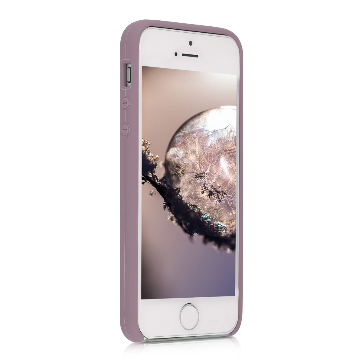 Silikonový TPU kryt kwmobile pro iPhone SE (1. generace 2016) / iPhone 5 / iPhone 5S - hroznově fialová