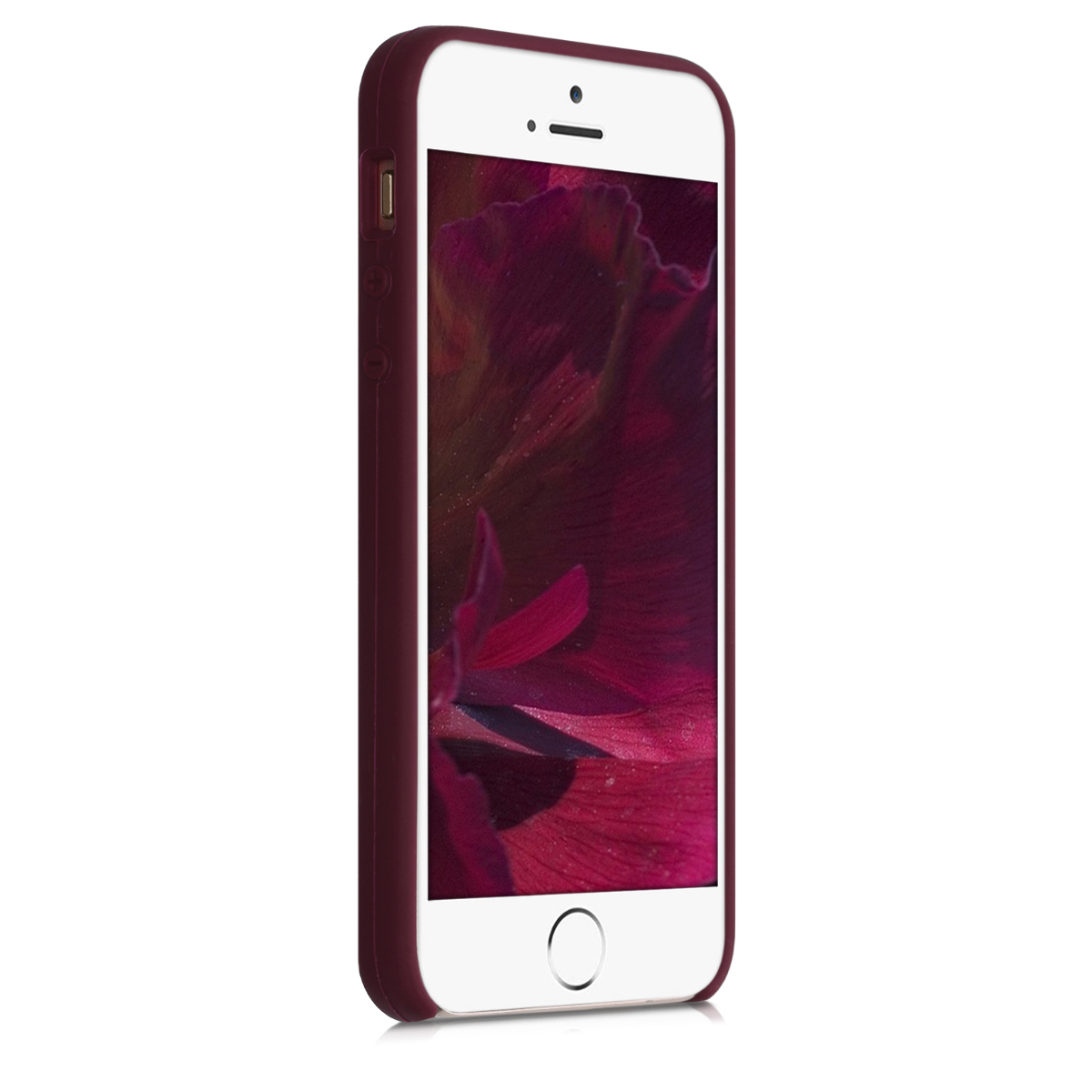 Silikonový TPU kryt kwmobile pro iPhone SE (1. generace 2016) / iPhone 5 / iPhone 5S - hnědočervená