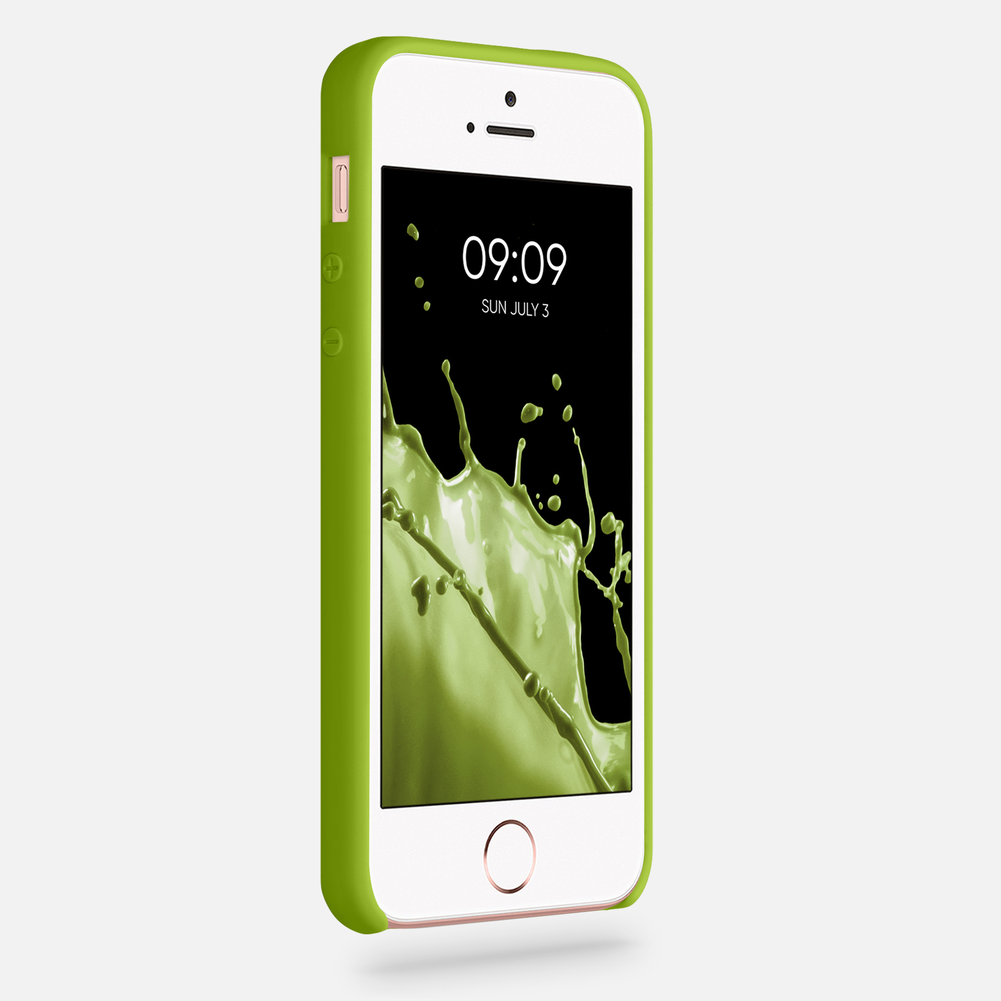 Silikonový kryt kwmobile pro Apple iPhone SE (1.Gen 2016) / iPhone 5 / iPhone 5S - zelená