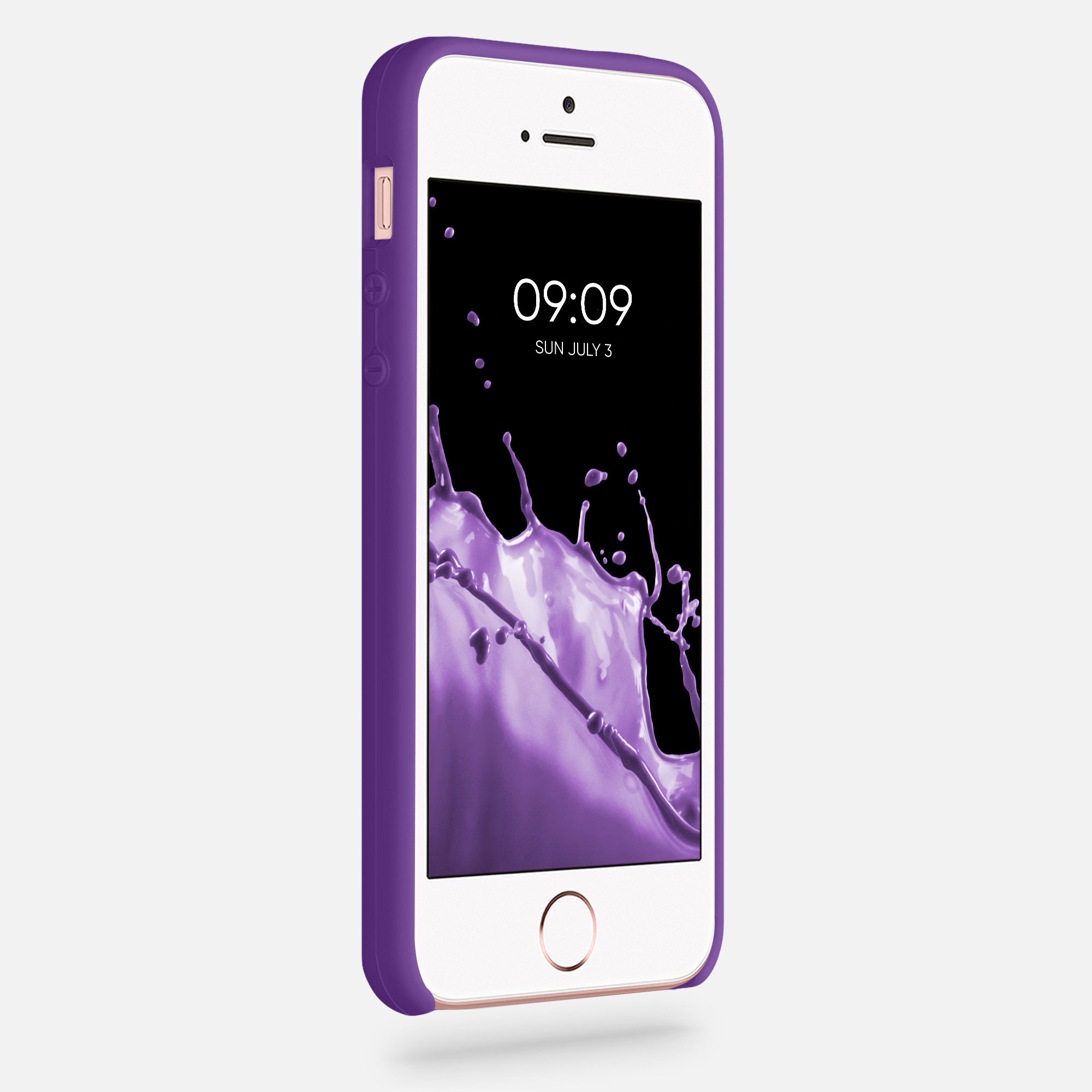 Silikonový kryt kwmobile pro Apple iPhone SE (1.Gen 2016) / iPhone 5 / iPhone 5S - fialová