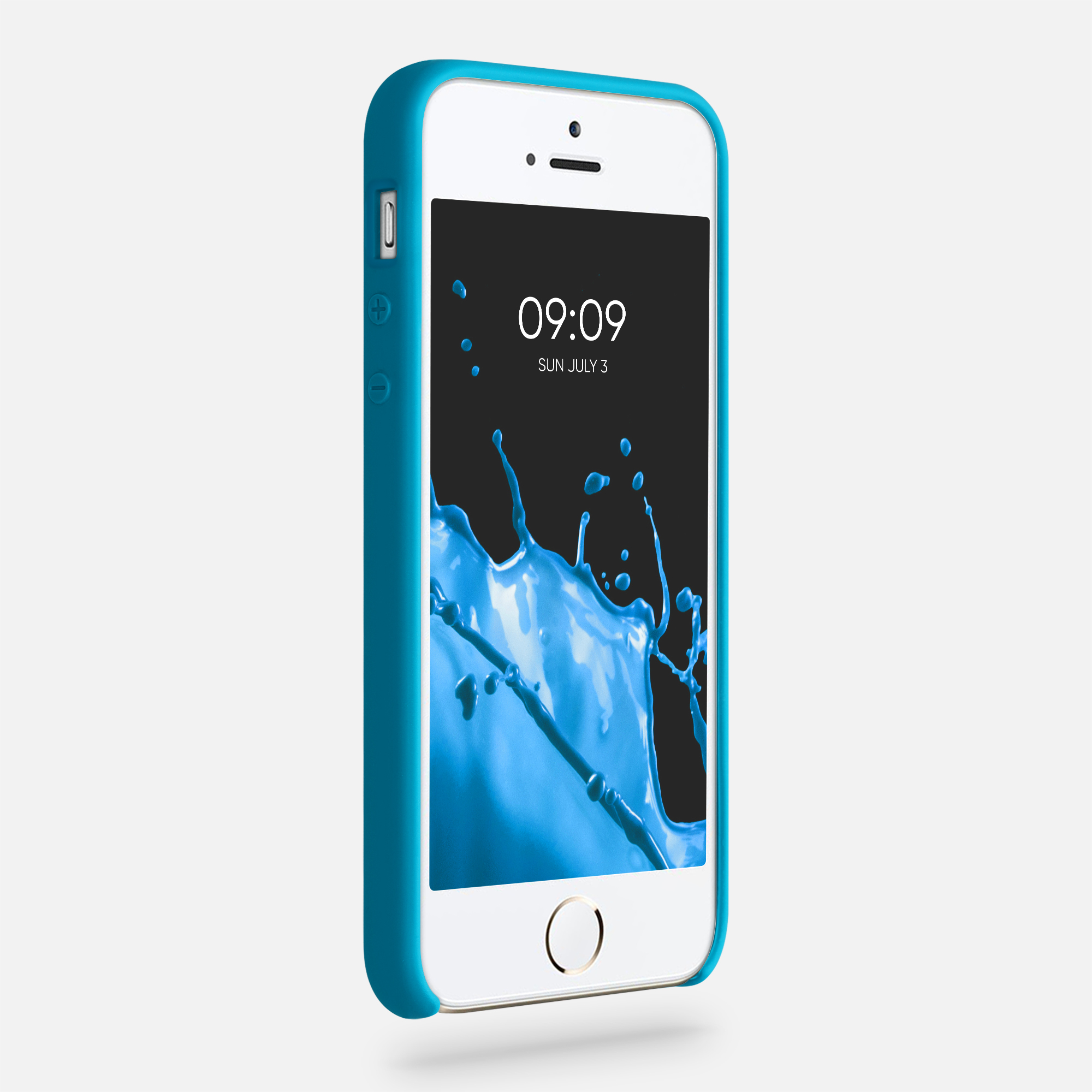 Silikonový TPU kryt kwmobile pro iPhone SE (1. generace 2016) / iPhone 5 / iPhone 5S - karibská modrá