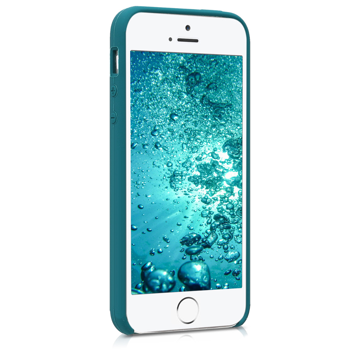 Silikonový TPU kryt kwmobile pro iPhone SE (1. generace 2016) / iPhone 5 / iPhone 5S - petrolejová matná