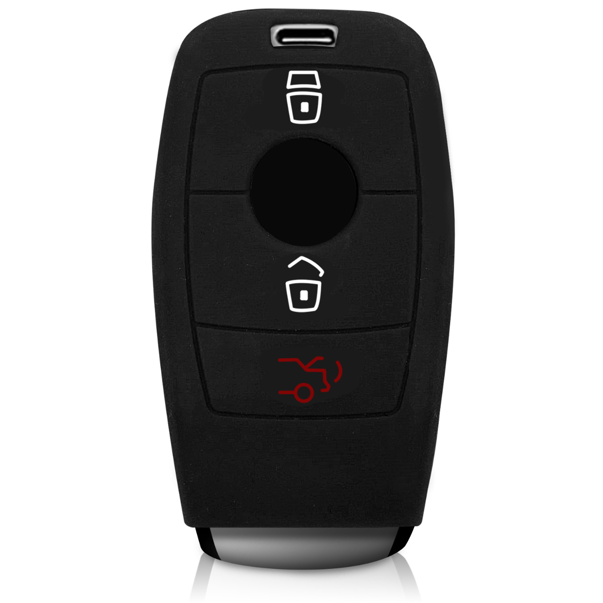 Pouzdro na klíč od auta kwmobile Mercedes-Benz Smart Key Keyless, černá