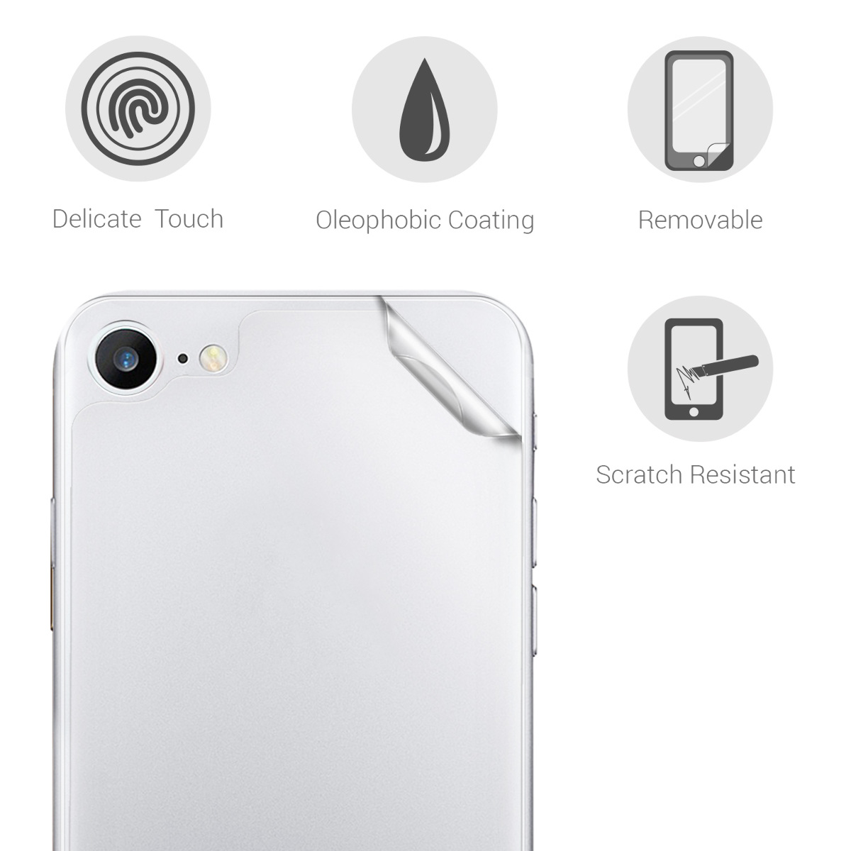 Ochranné sklo kwmobile pro Apple iPhone 8 / SE (2020) - transparentní