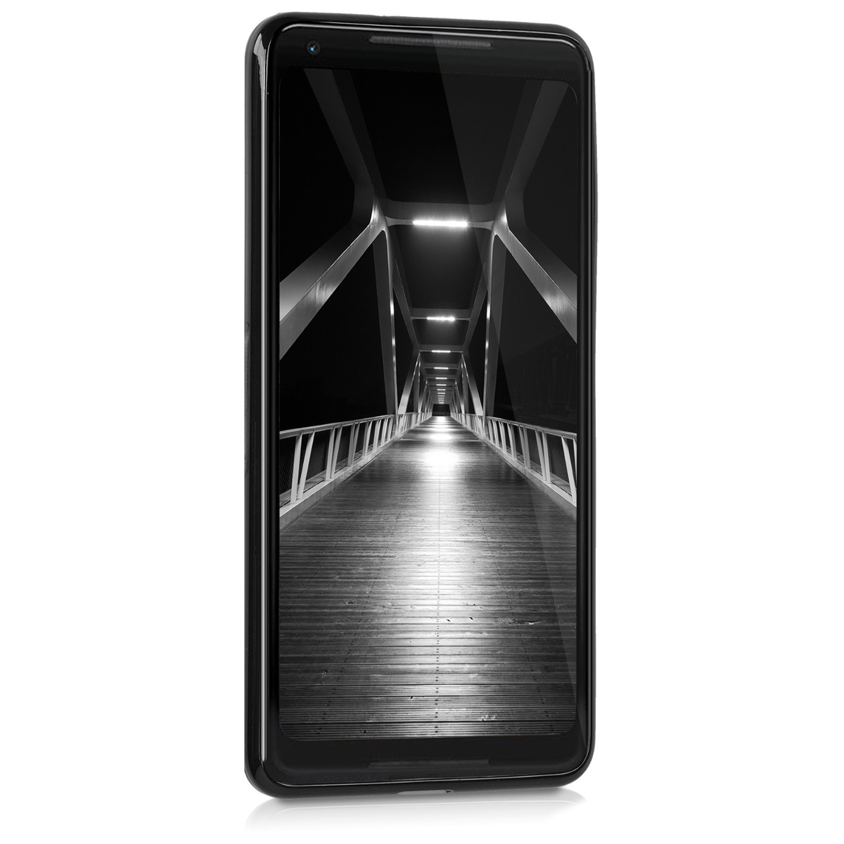 Silikonový kryt kwmobile pro Google Pixel 2 XL - matná černá