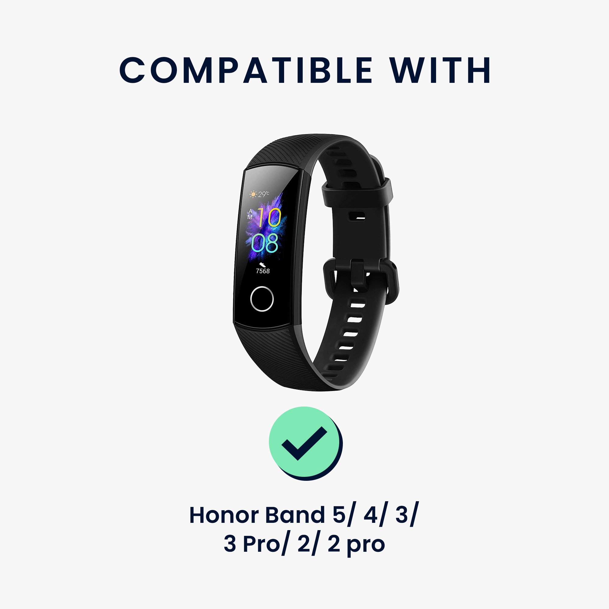 Nabíjecí kabel pro chytré hodinky HONOR Band 5 / 4 / 3 / 3 Pro / 2 / 2 Pro USB černý