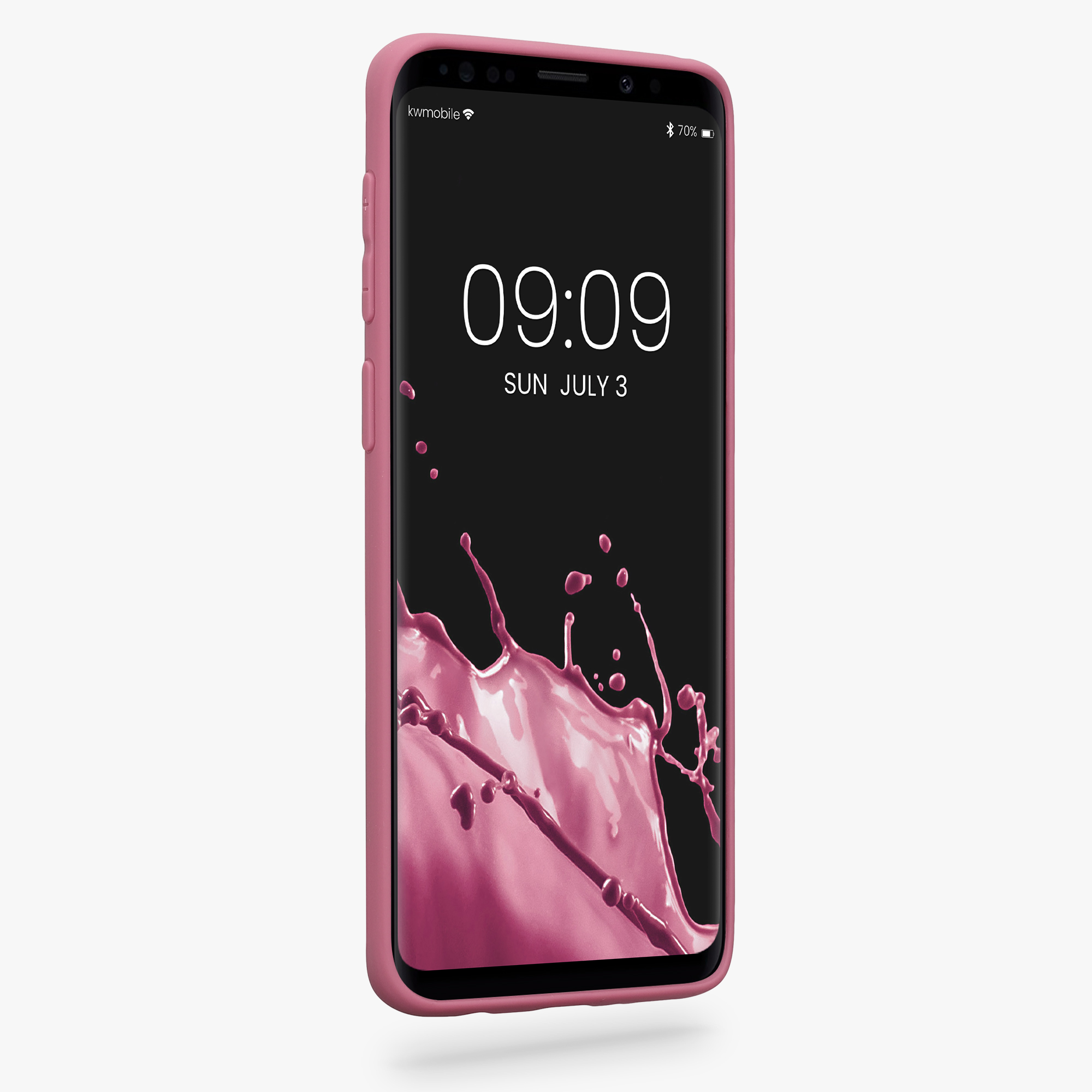 Kryt na mobil Galaxy S9 kwmobile tmavě růžový