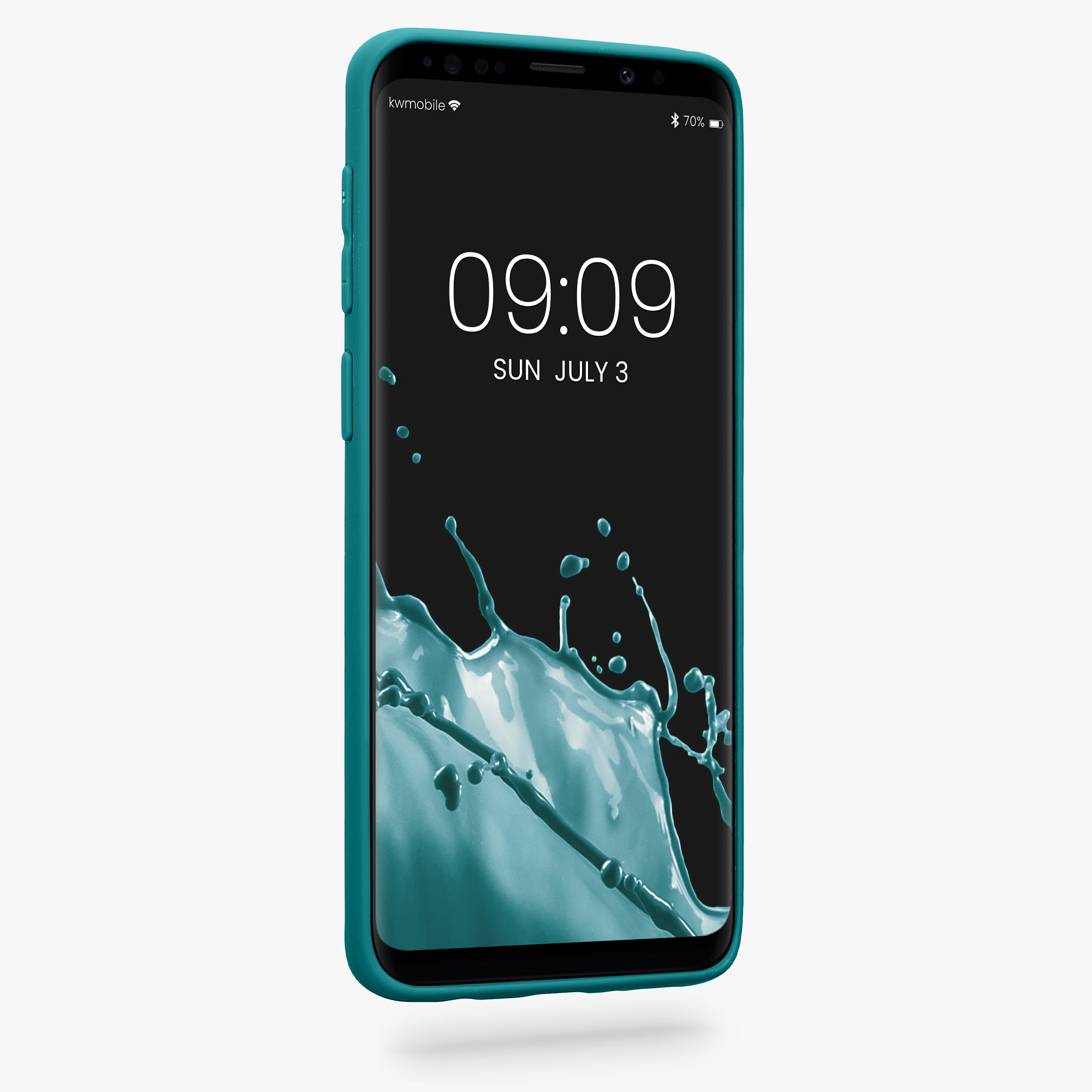 Kryt na mobil Galaxy S9 kwmobile matný petrolejový