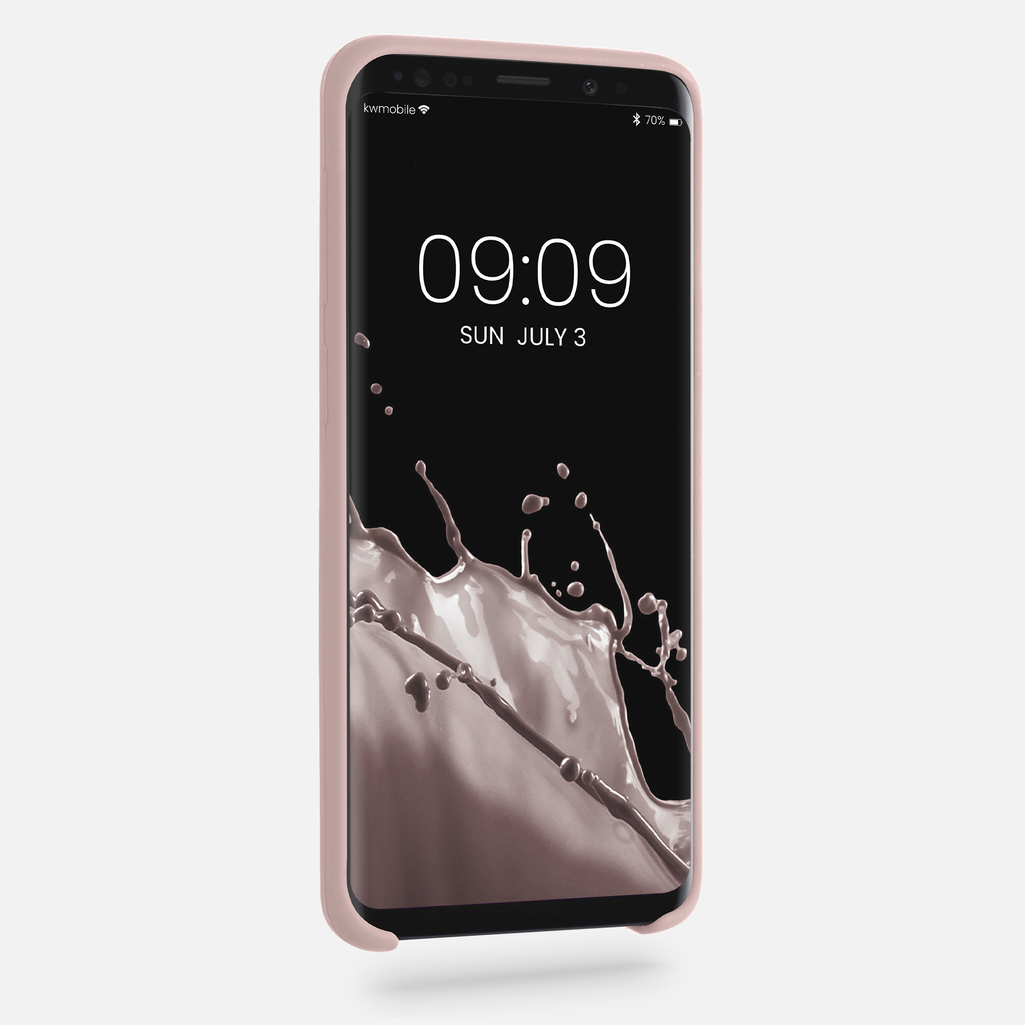 Kryt na mobil Samsung Galaxy S9 kwmobile matná světle růžová