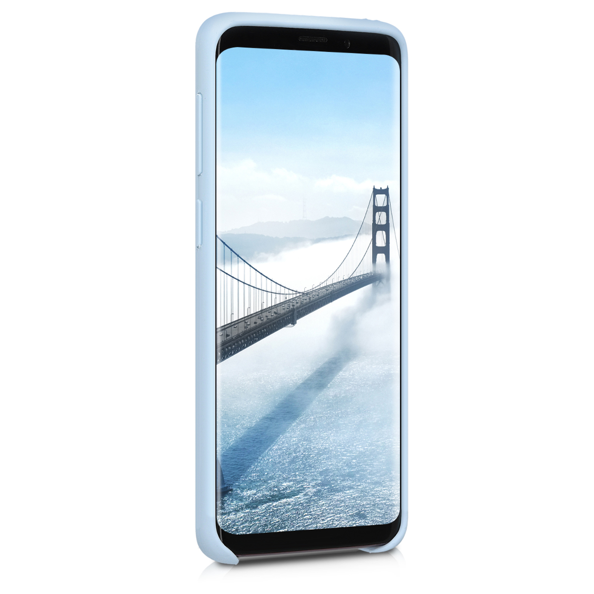 Kryt na mobil Samsung Galaxy S9 kwmobile matná světle modrá