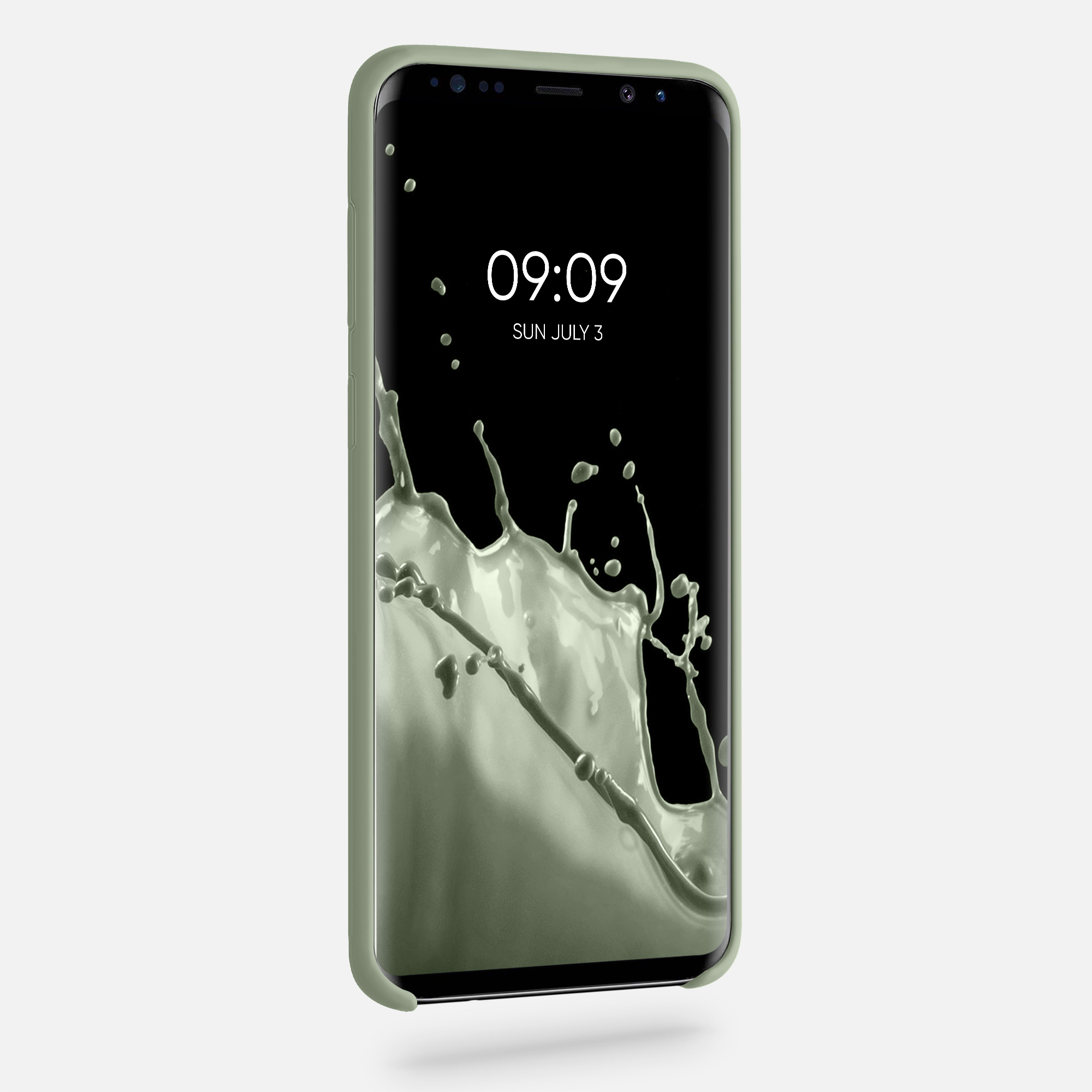 Kryt na mobil Galaxy S9 Plus kwmobile šedozelený