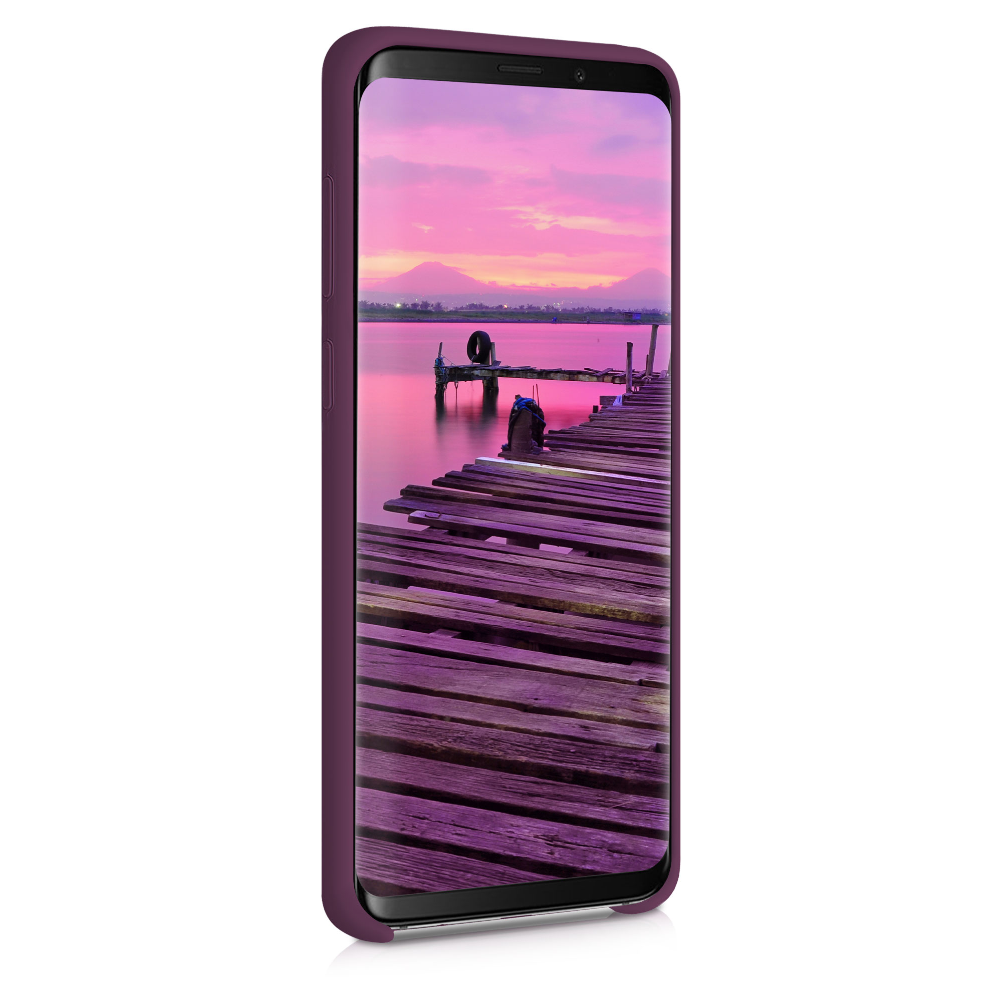 Kryt na mobil Galaxy S9 Plus kwmobile vínově fialový